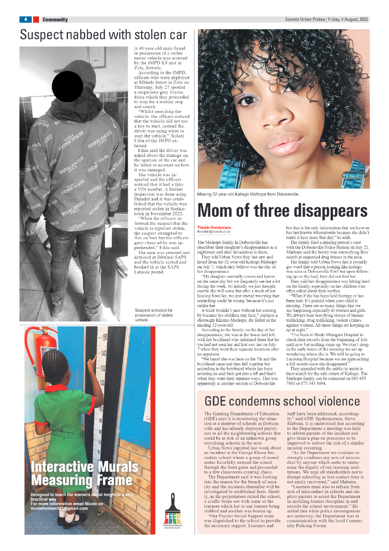 Protea: 04 August 2023 page 4