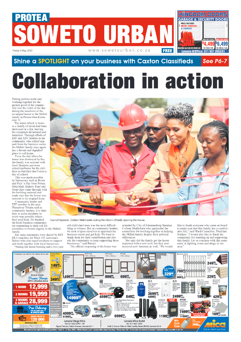 Protea: 5 May 2023 page 1