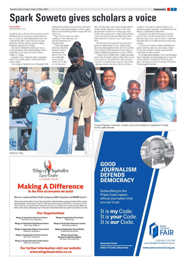 Protea: 5 May 2023 page 3