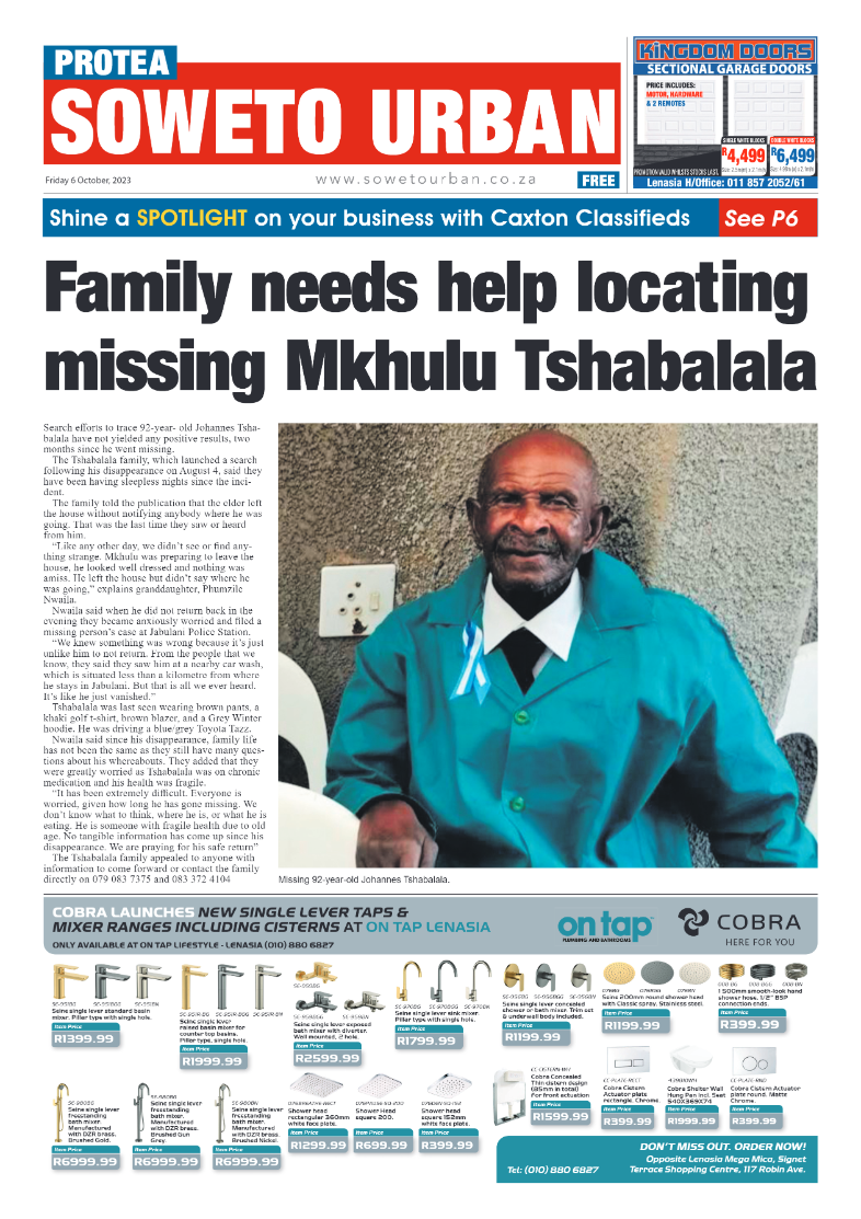Protea: 06 October 2023 page 1