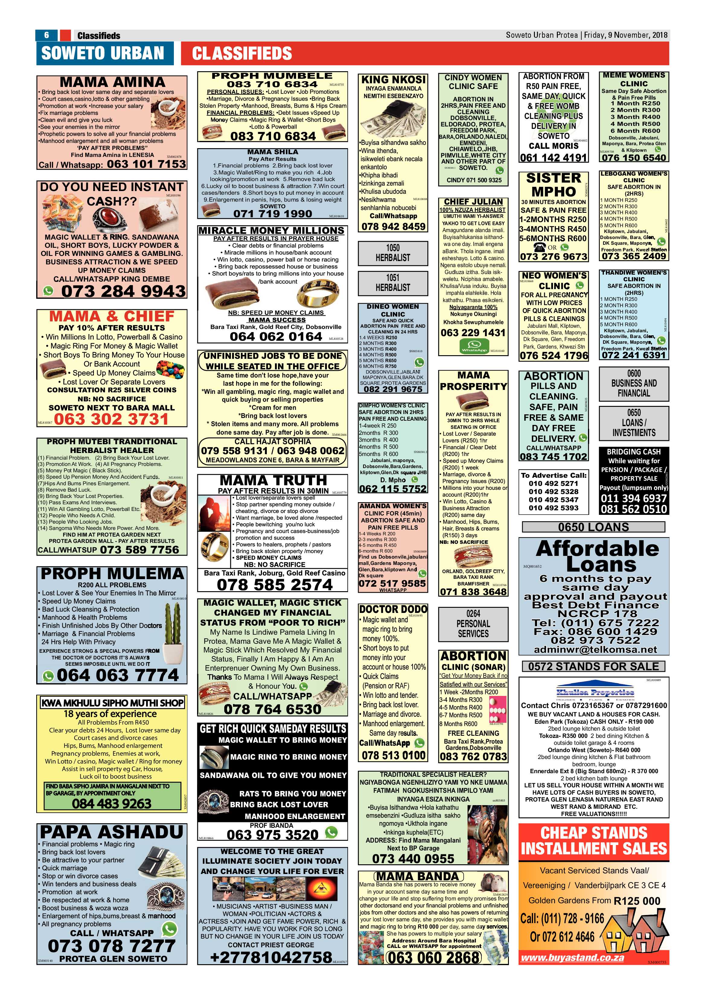 Protea – November 9, 2018 issue page 6