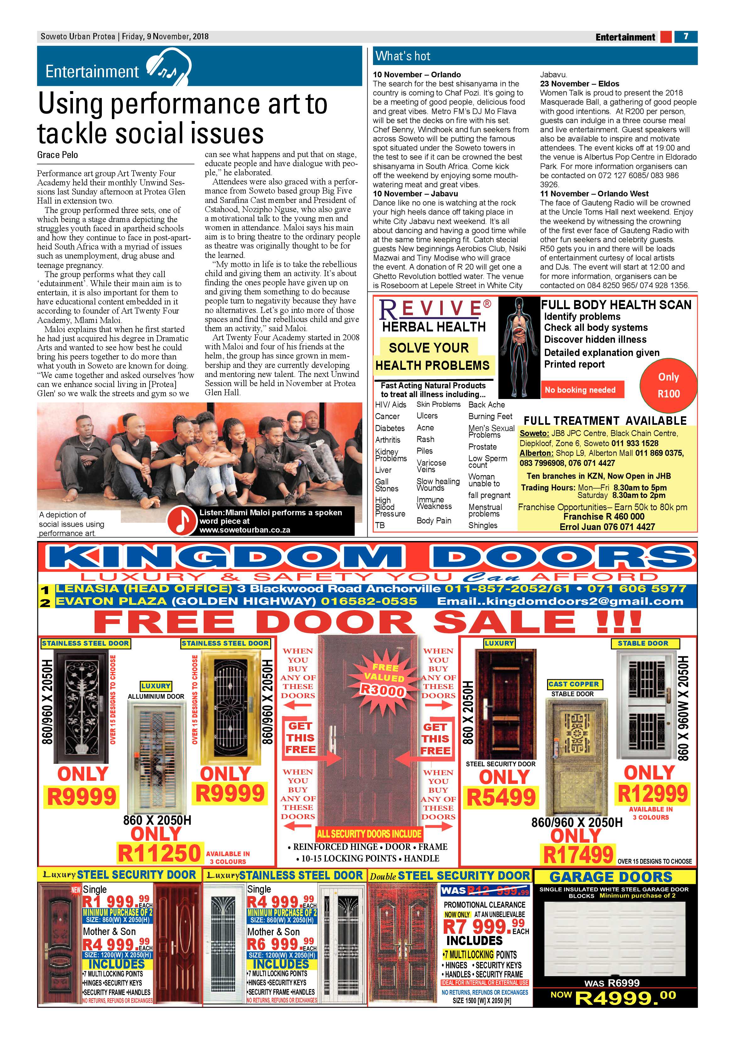 Protea – November 9, 2018 issue page 7