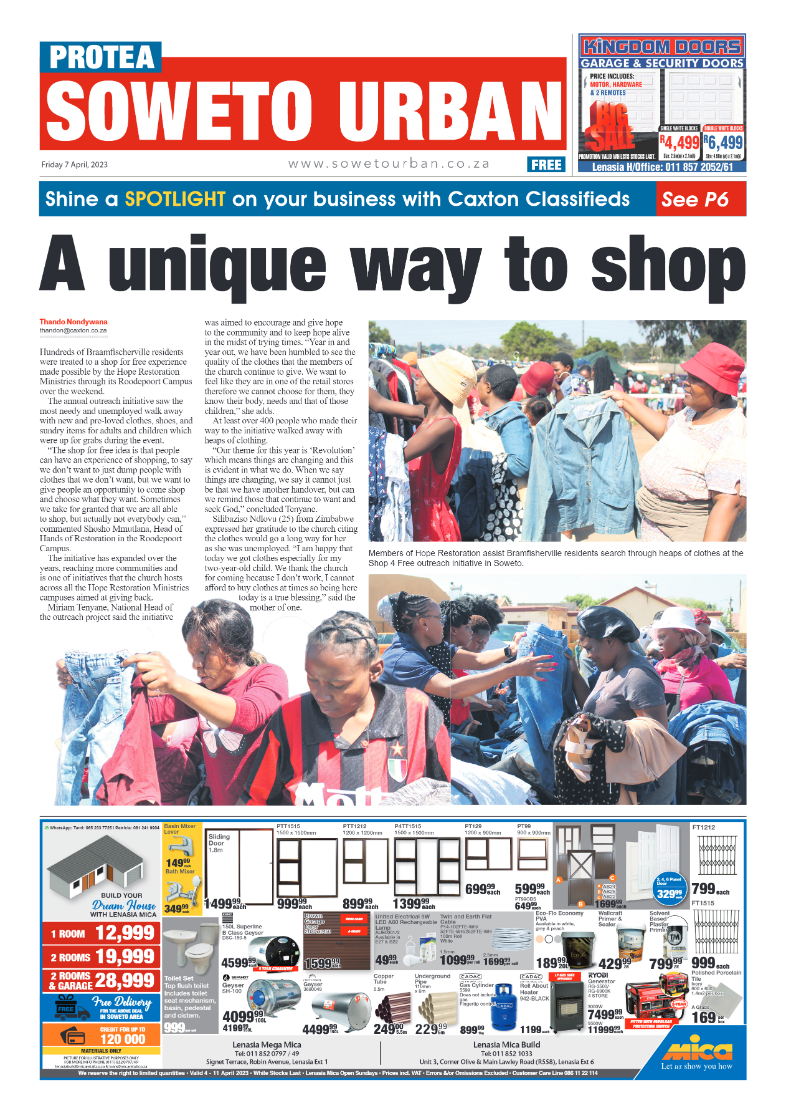 Protea: 7 April 2023 page 1