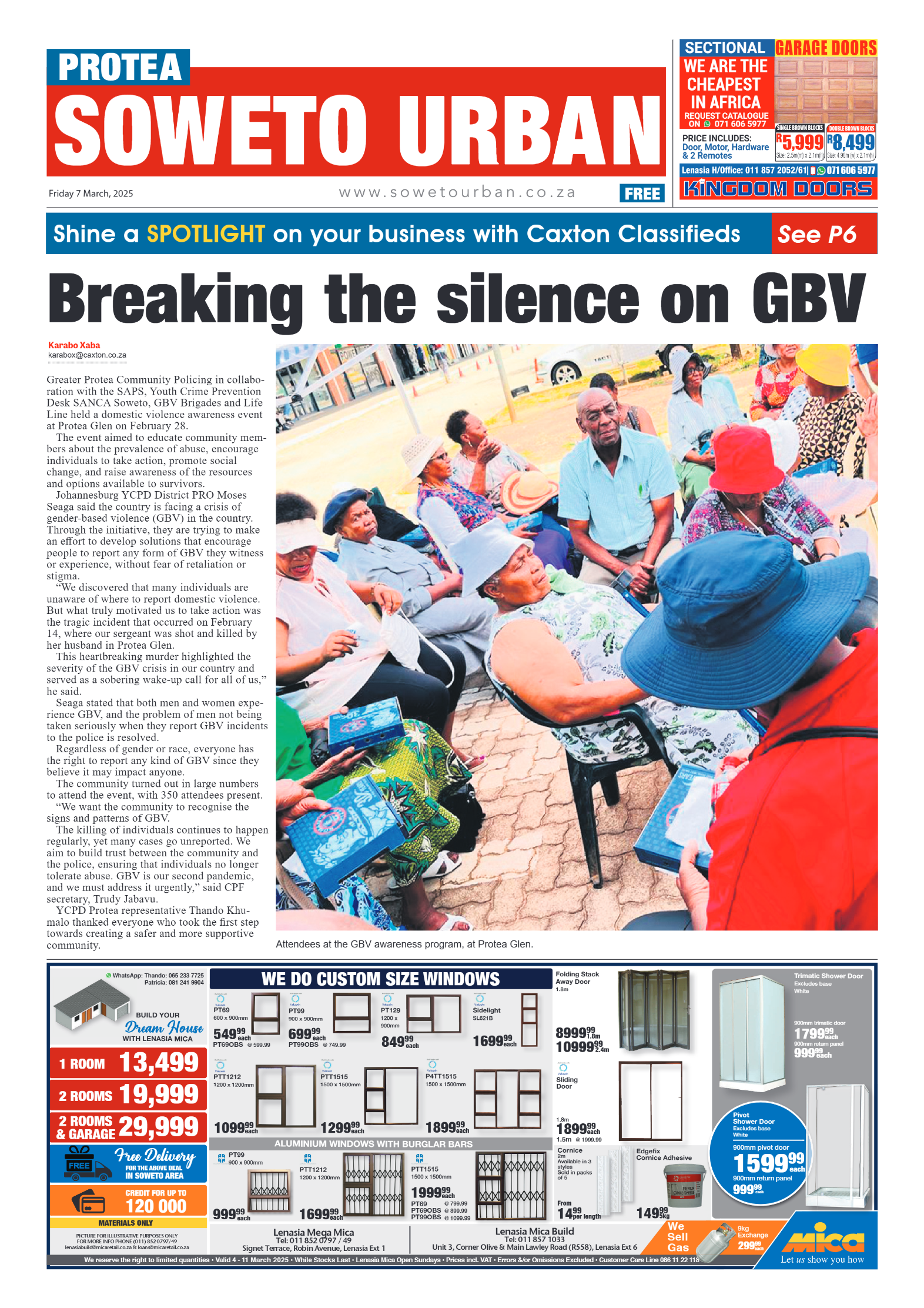 Protea: 07 March 2025 page 1