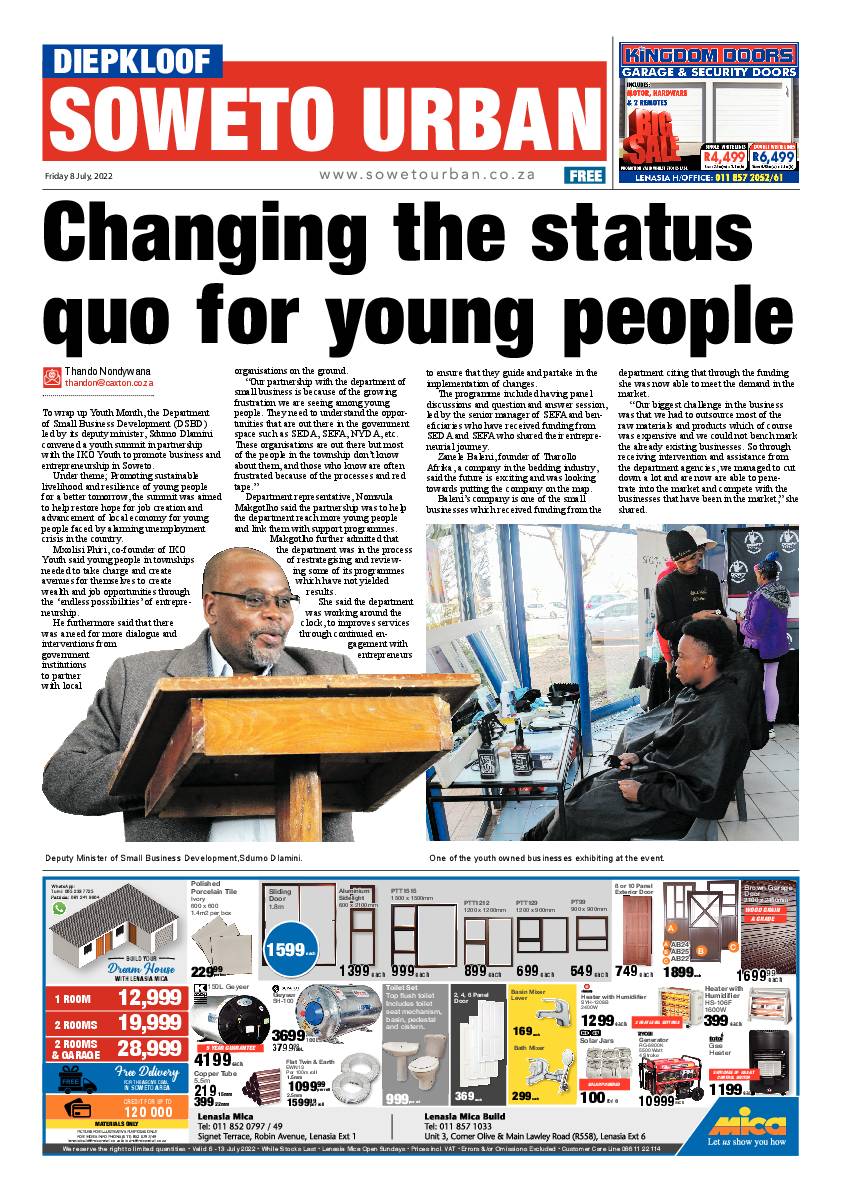 Diepkloof 8 July 2022 page 1
