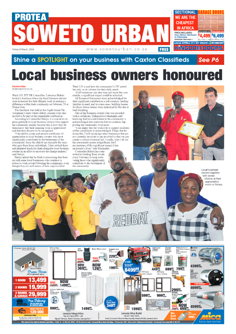 Protea: 08 March 2024 page 1