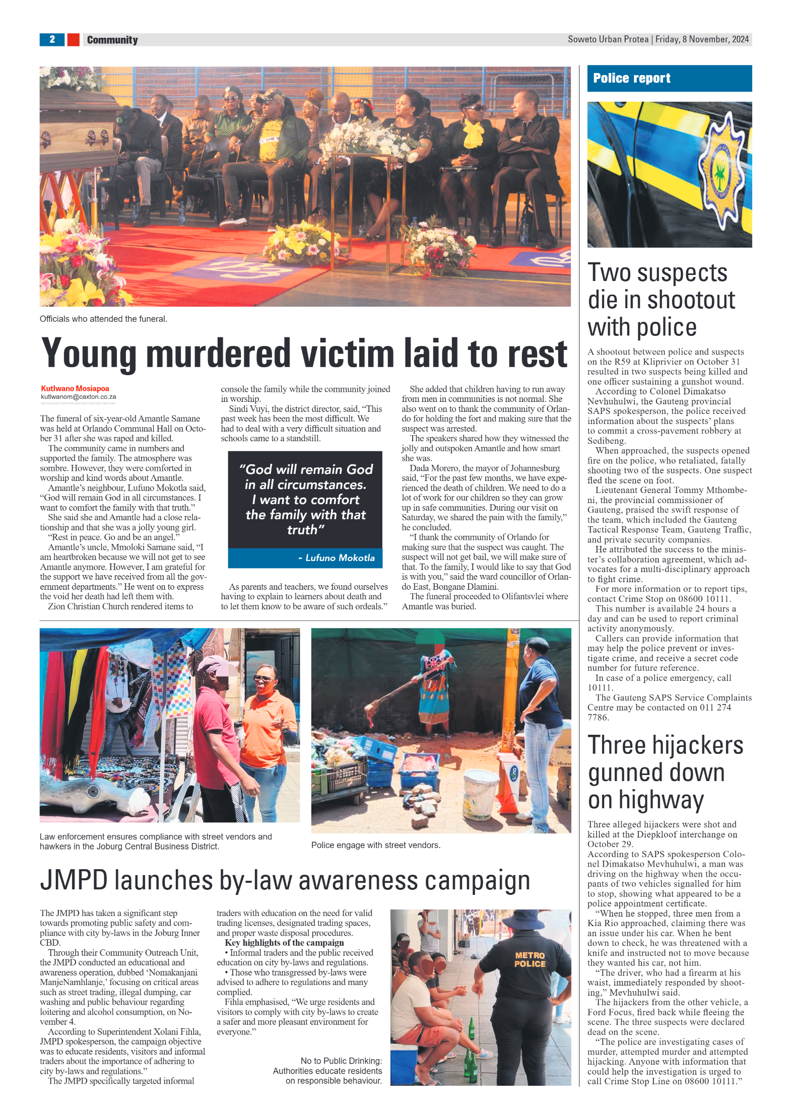 Protea: 08 November 2024 page 2