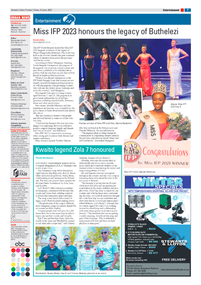 Protea: 09 June 2023 page 7