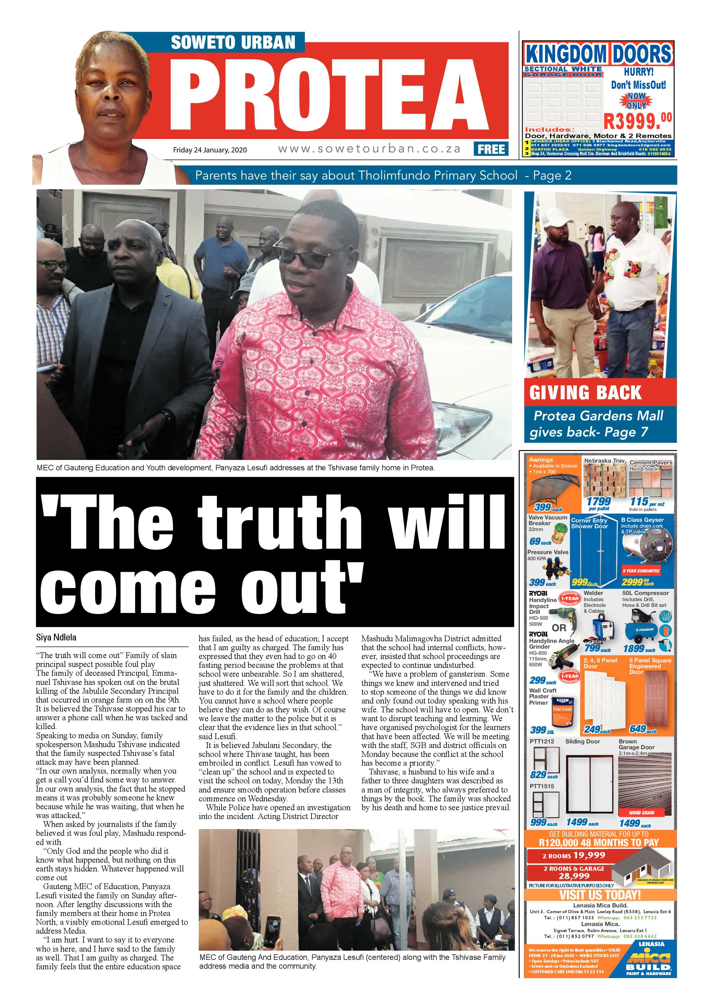 Protea Jan 24th 2020 page 1