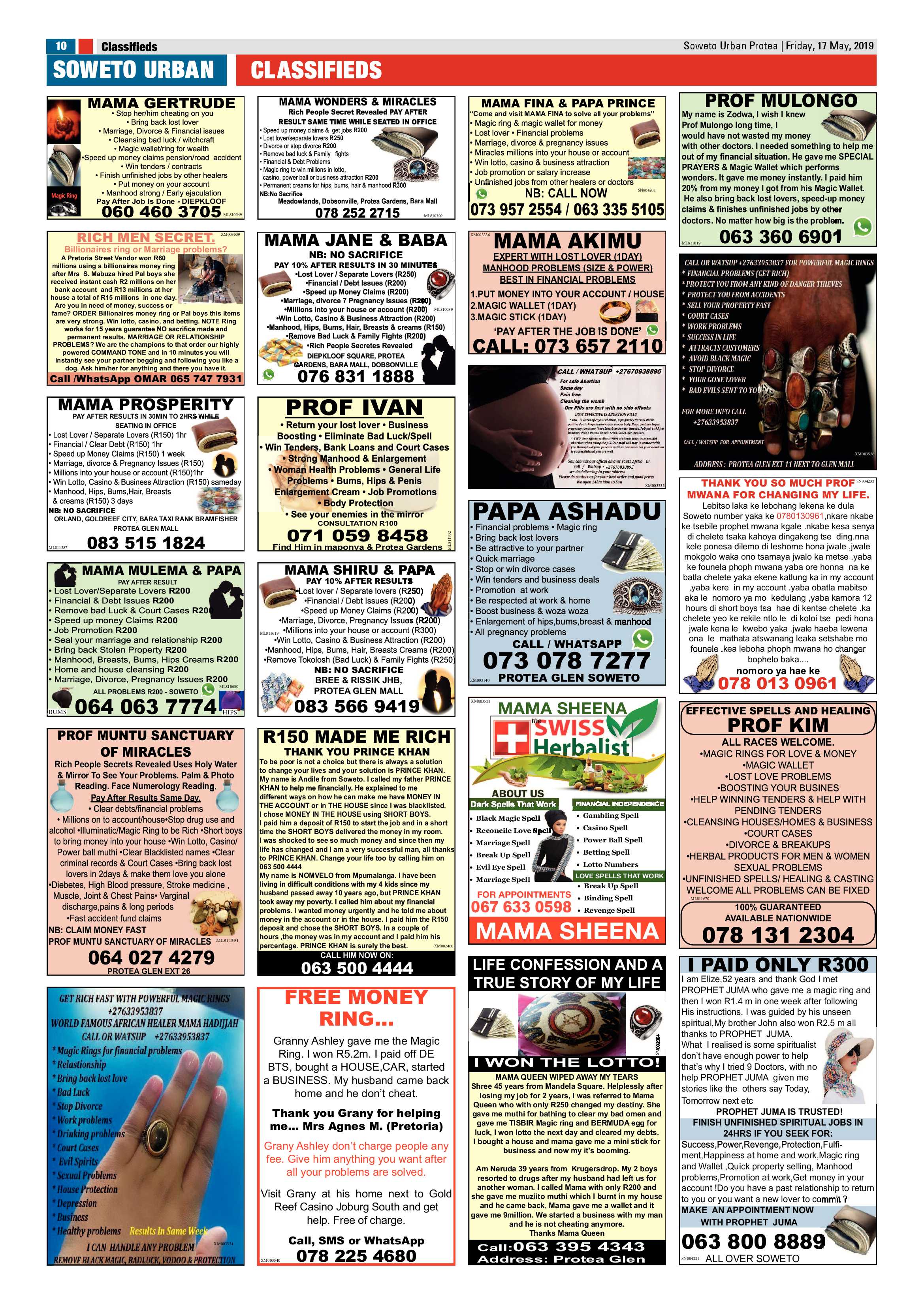 Protea News – May 17, 2019 page 10