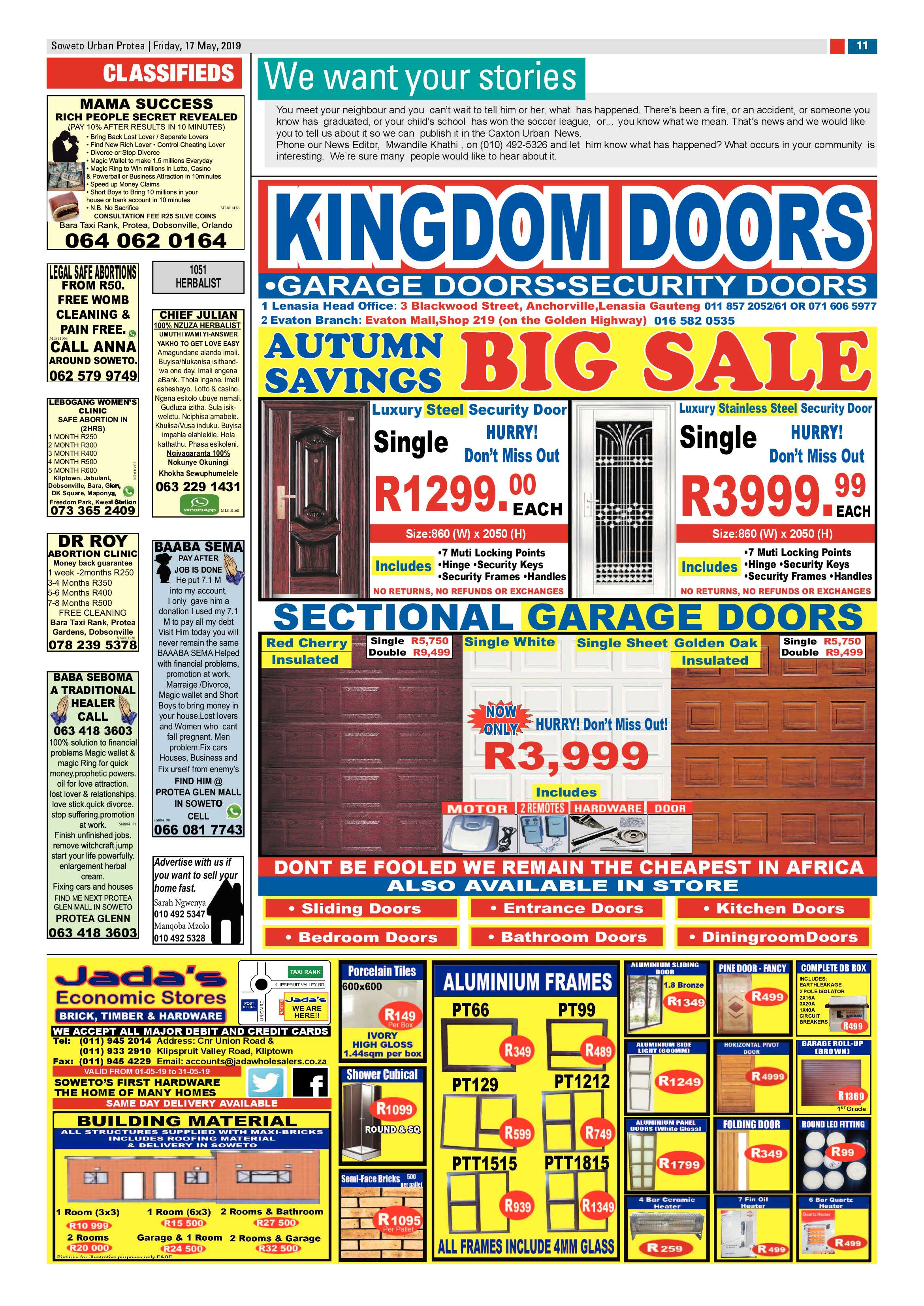 Protea News – May 17, 2019 page 11