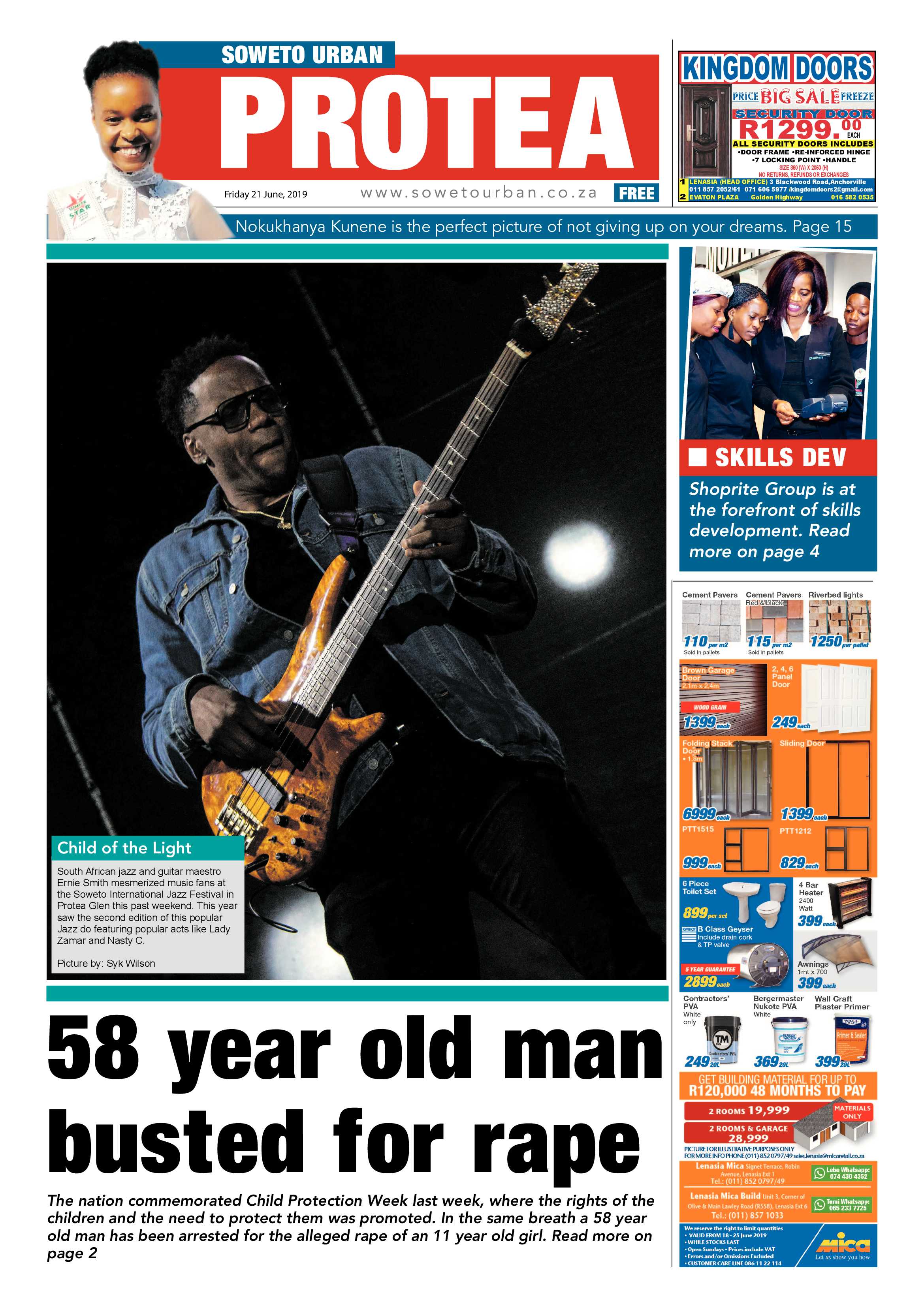 Protea News – June 21, 2019 page 1