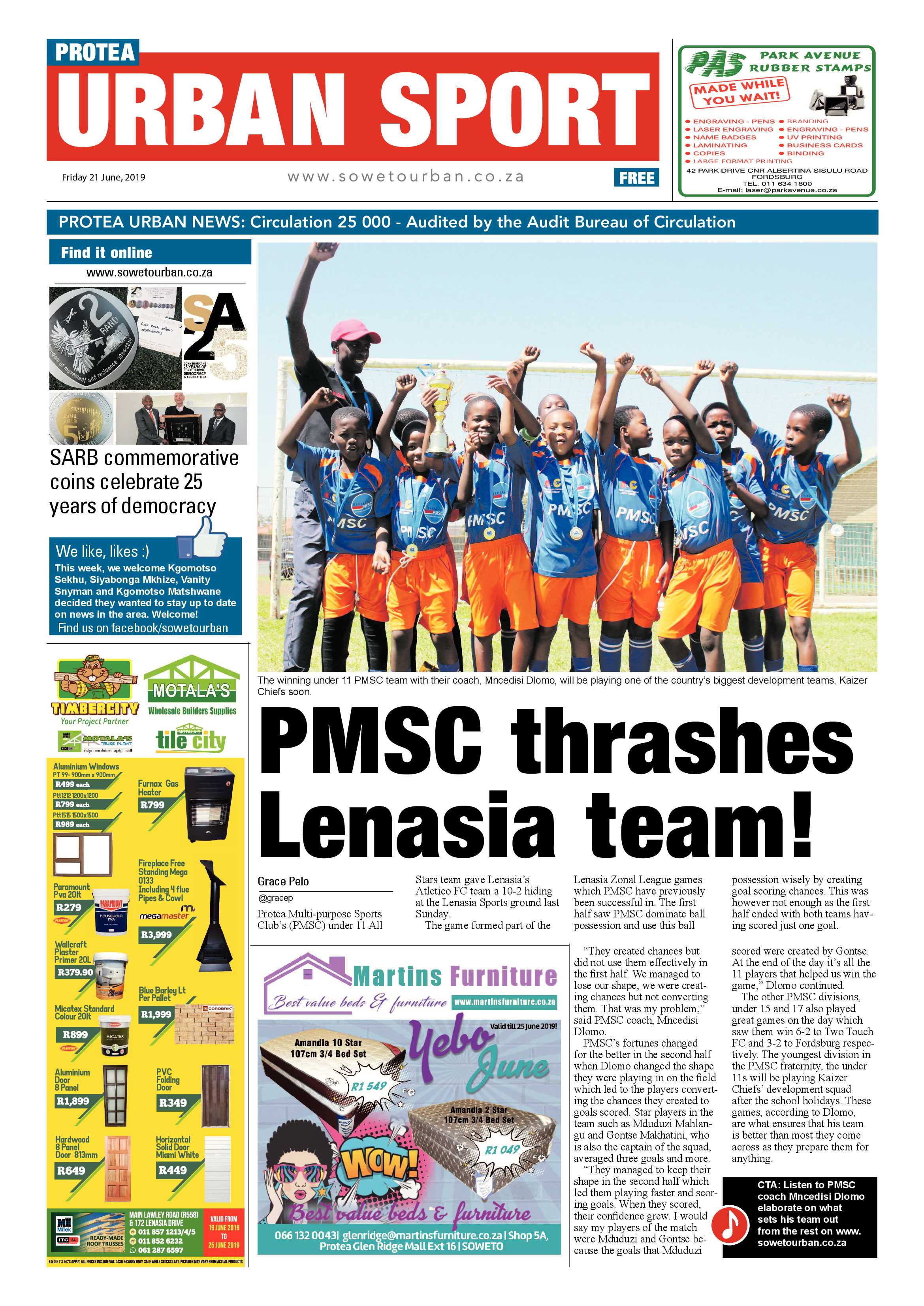 Protea News – June 21, 2019 page 15