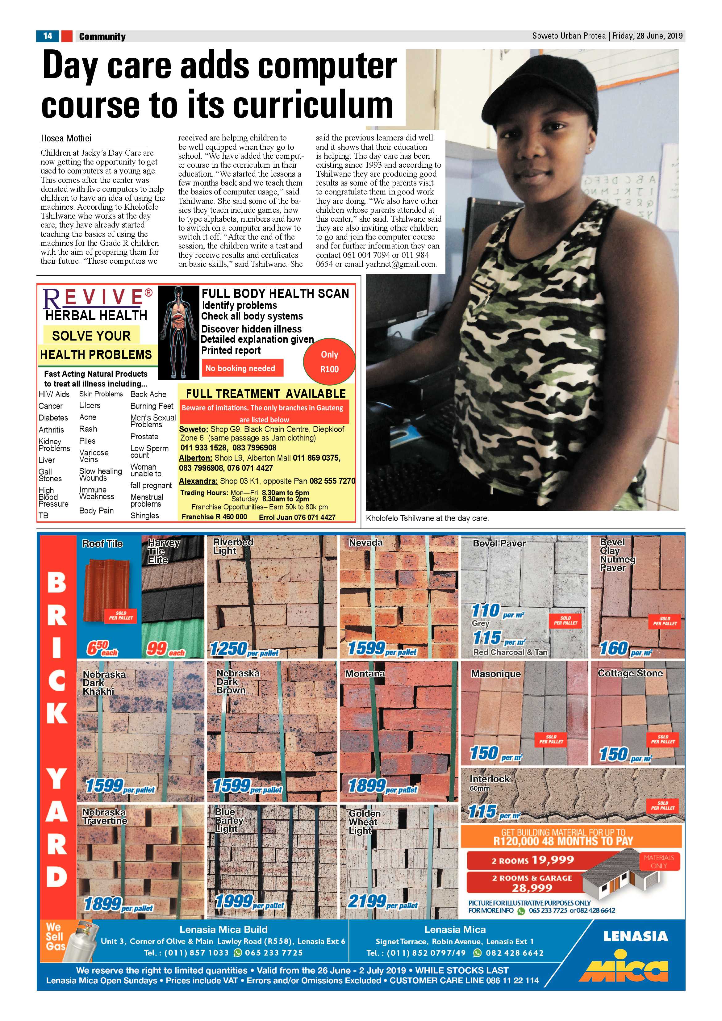 Protea News – June 28, 2019 page 14