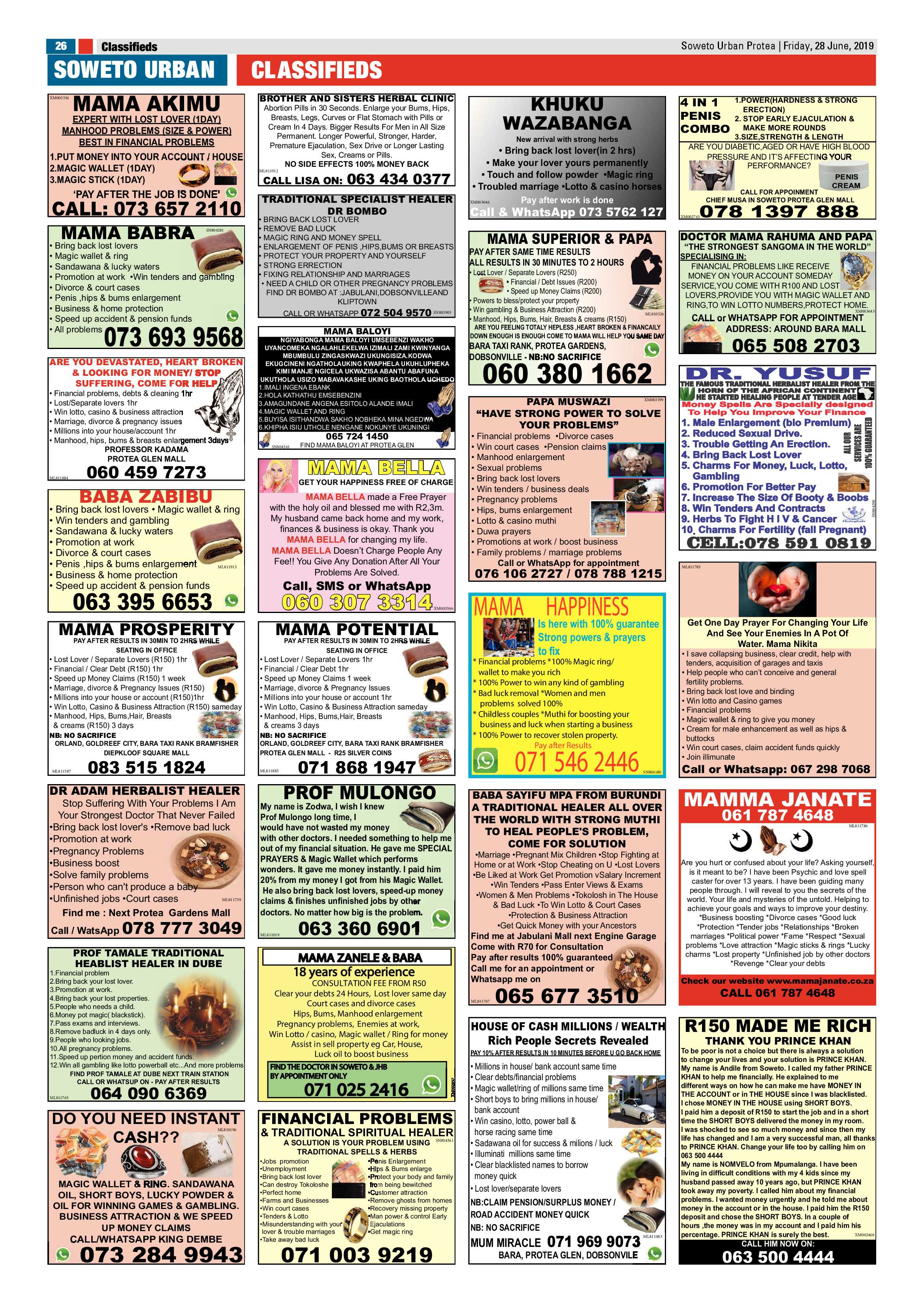 Protea News – June 28, 2019 page 26