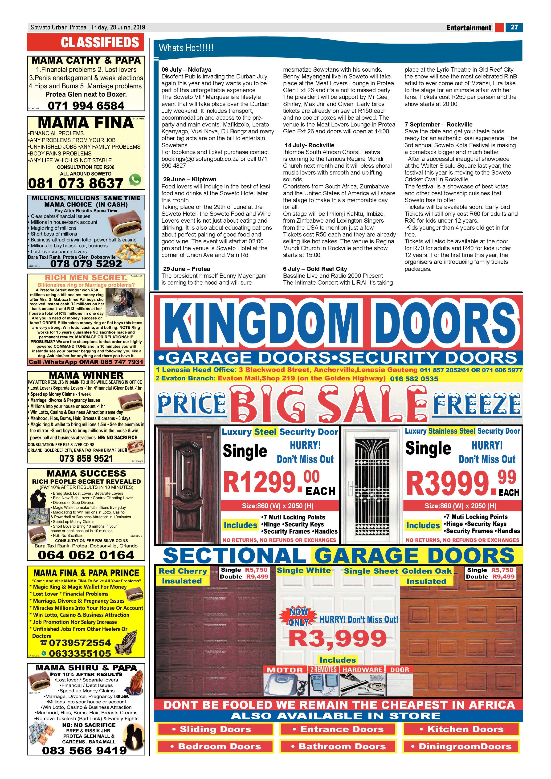 Protea News – June 28, 2019 page 27