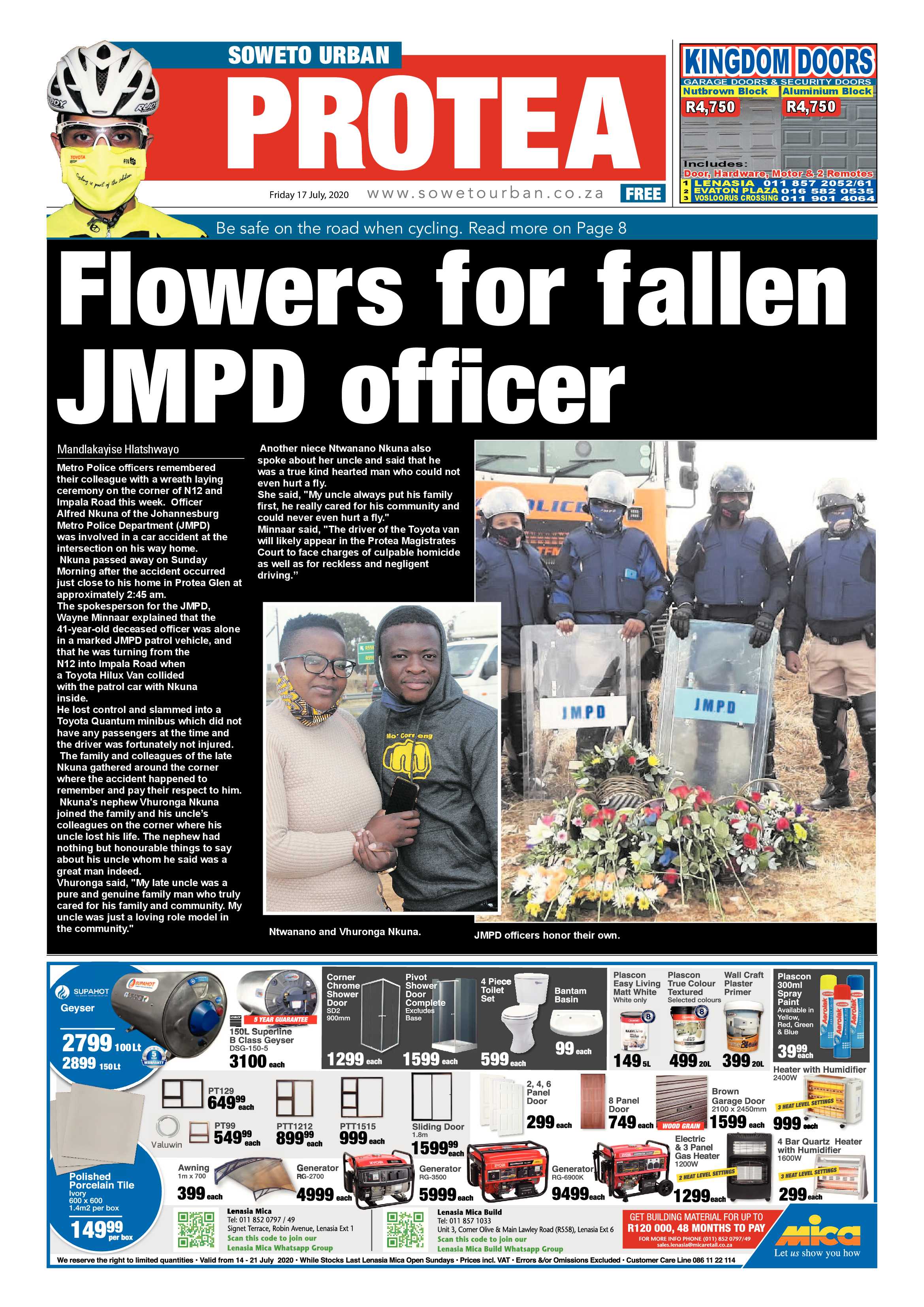 Protea July 29, 2020 page 1