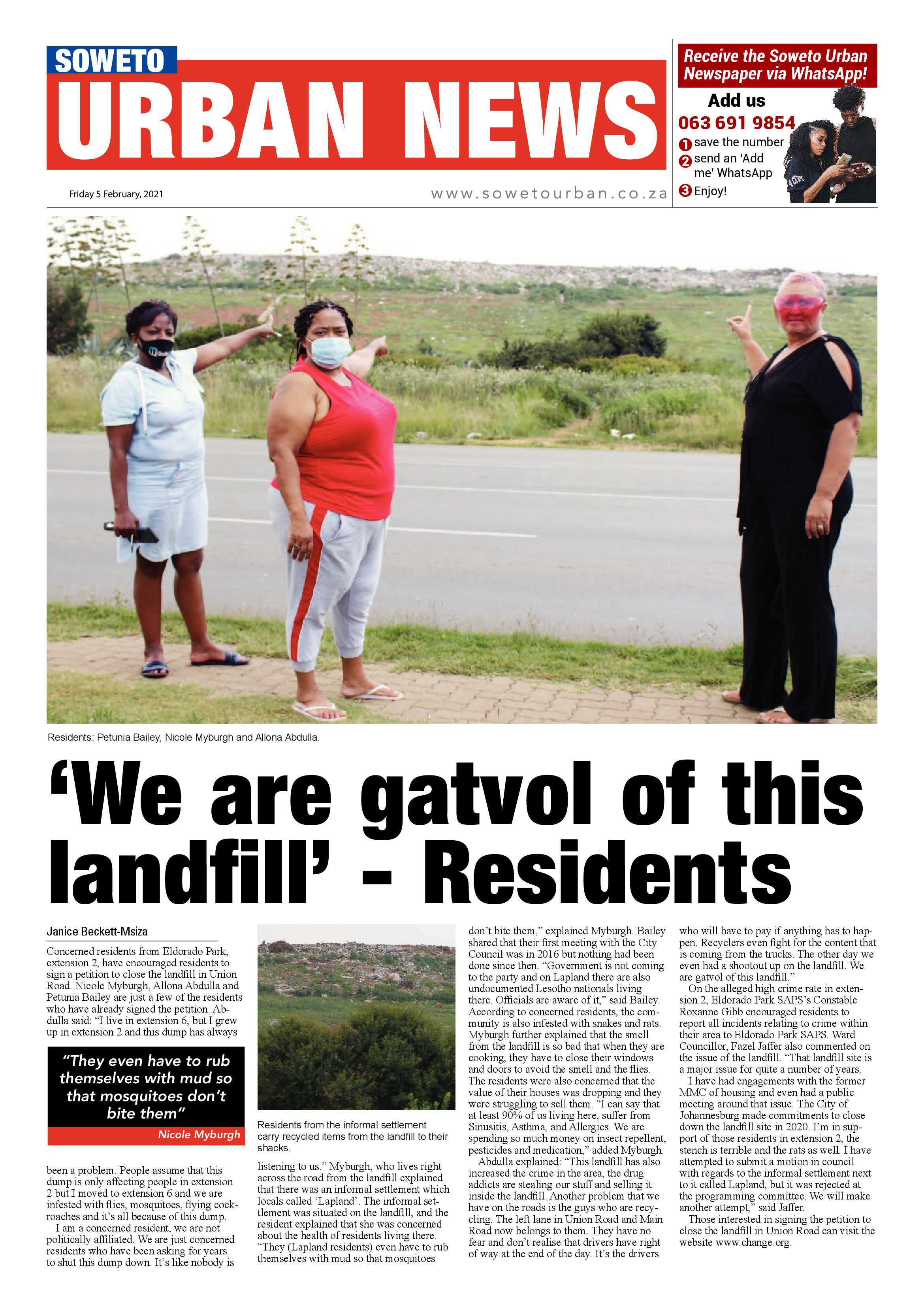 Soweto Urban February 5, 2021 page 1