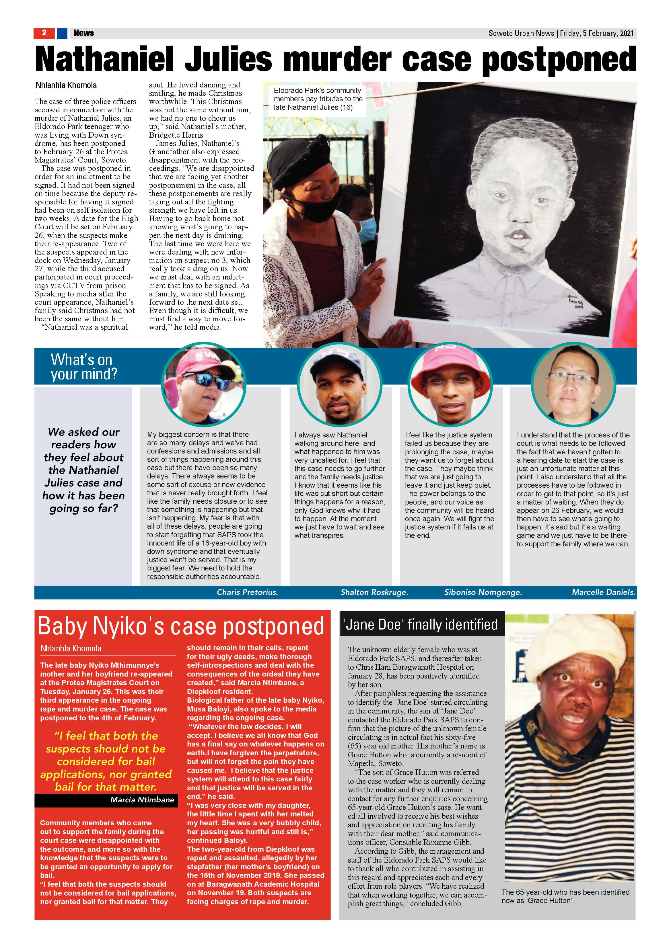 Soweto Urban February 5, 2021 page 2