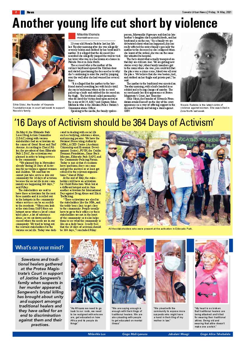 Soweto Urban May, 14 2021 page 2