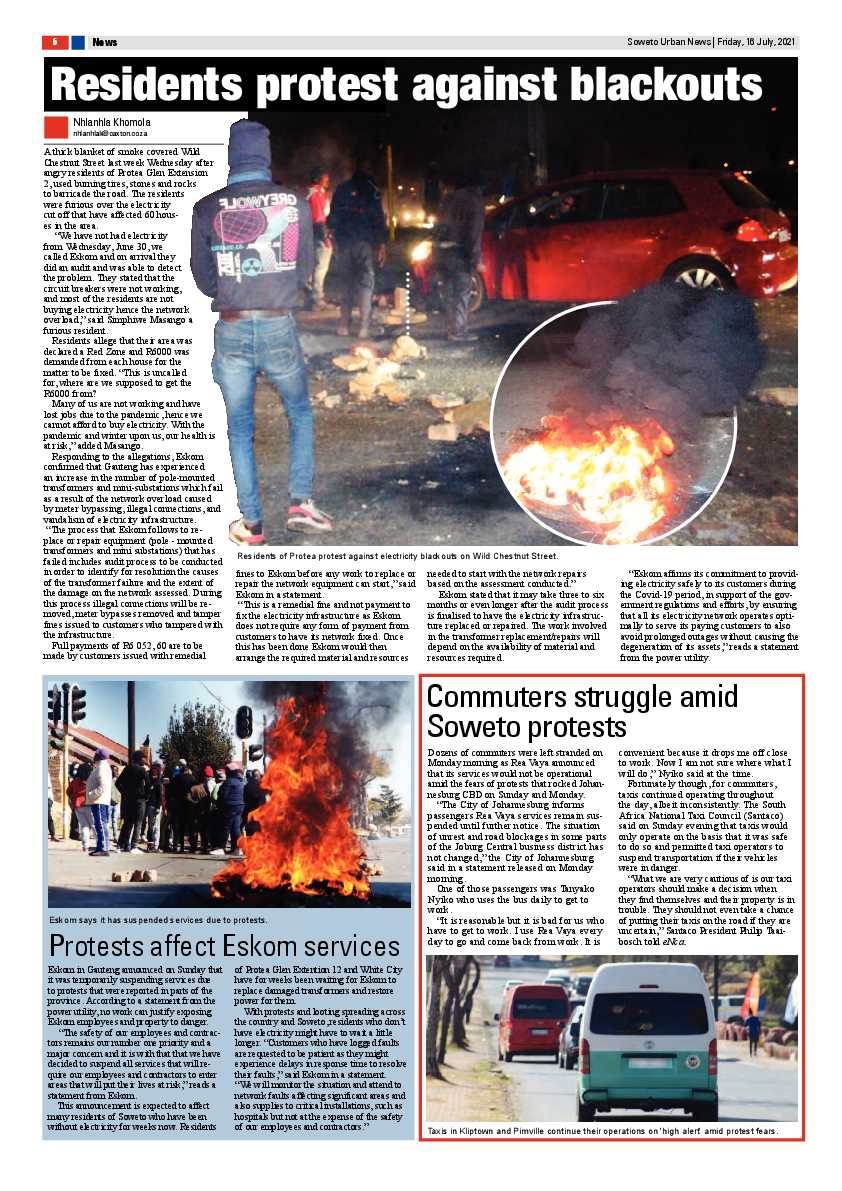 Soweto Urban July, 16 2021 page 6