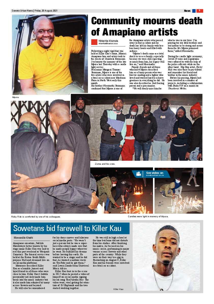 Soweto Urban August, 20 2021 page 5