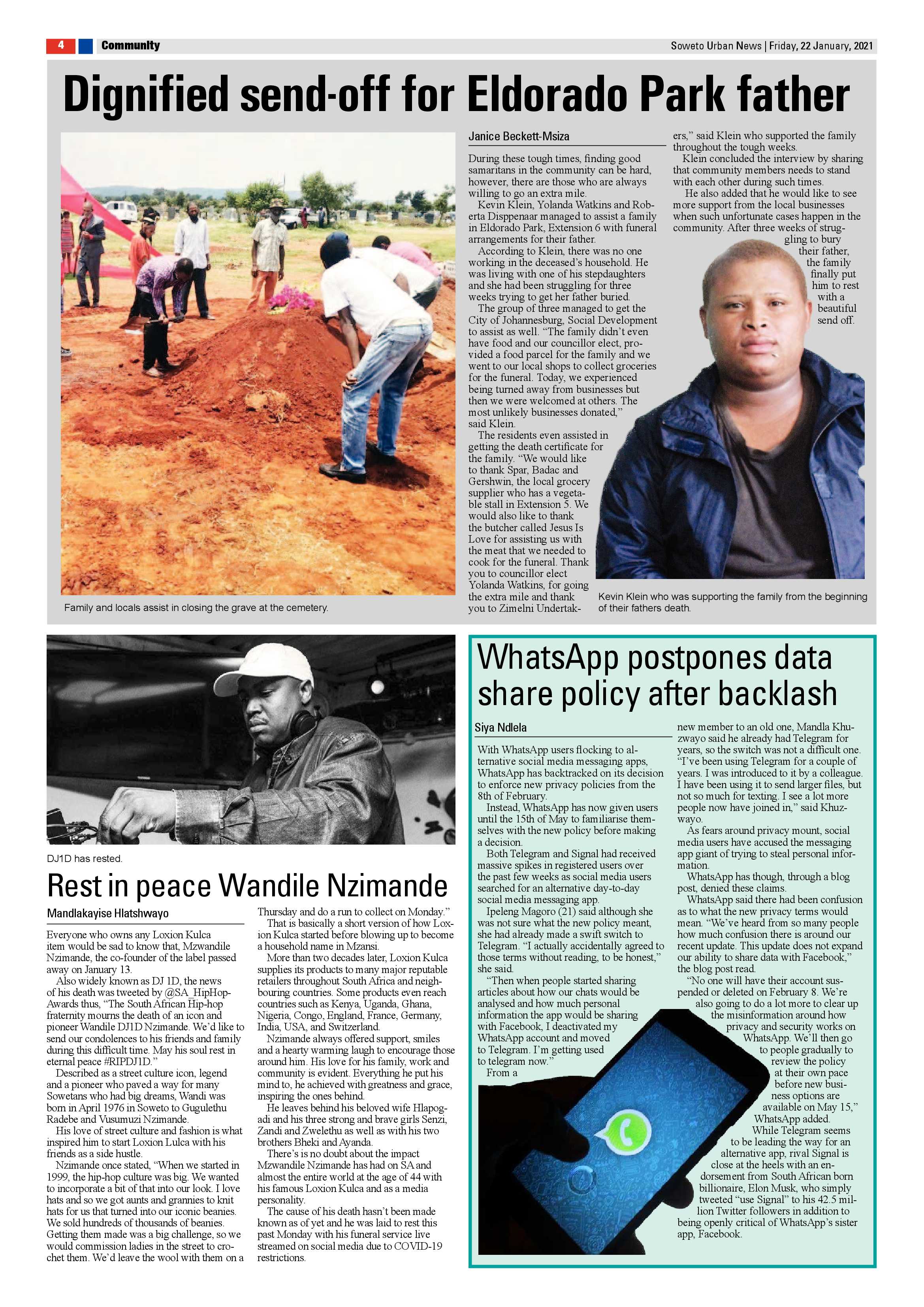 Soweto Urban January 22, 2021 page 4