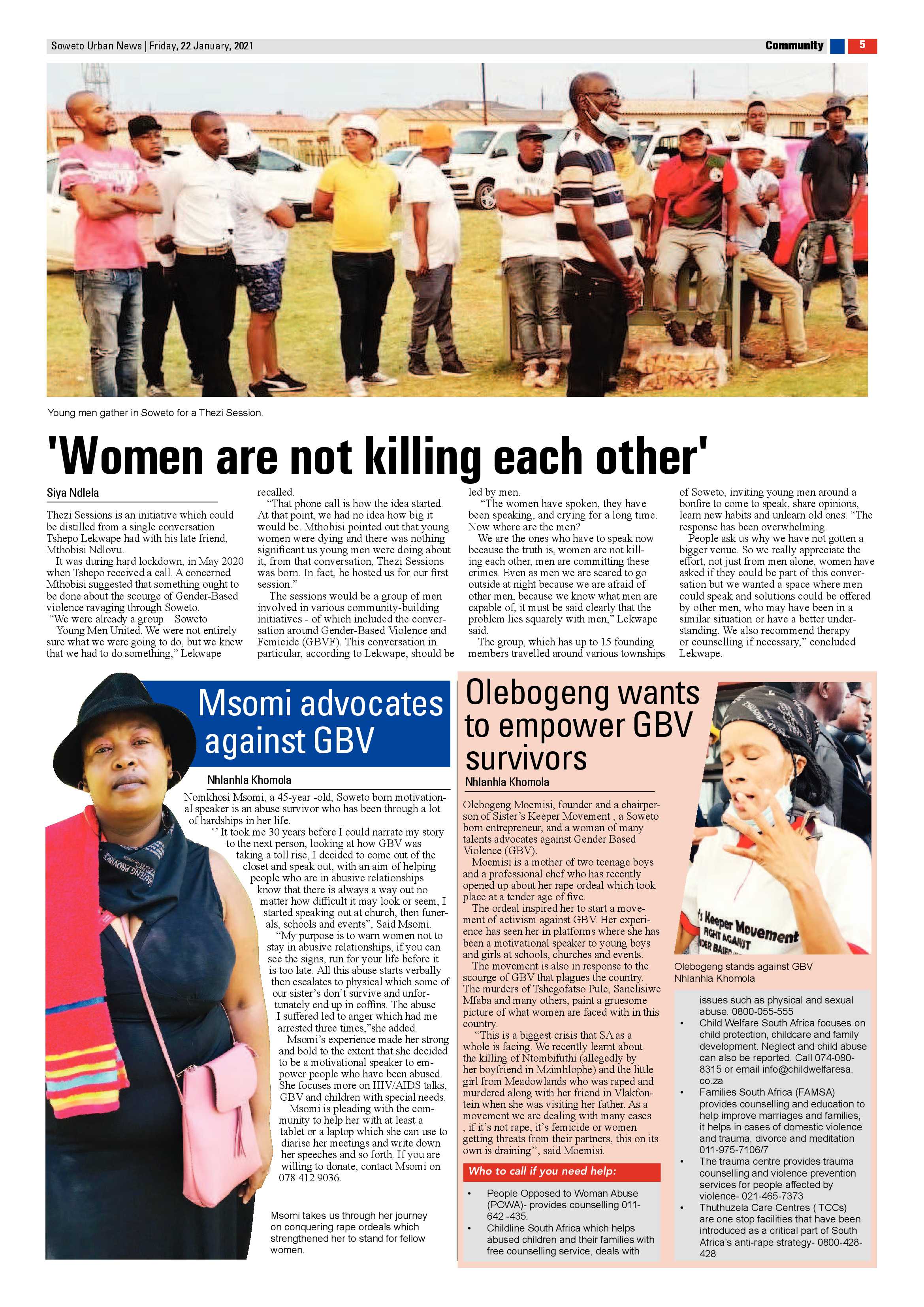Soweto Urban January 22, 2021 page 5