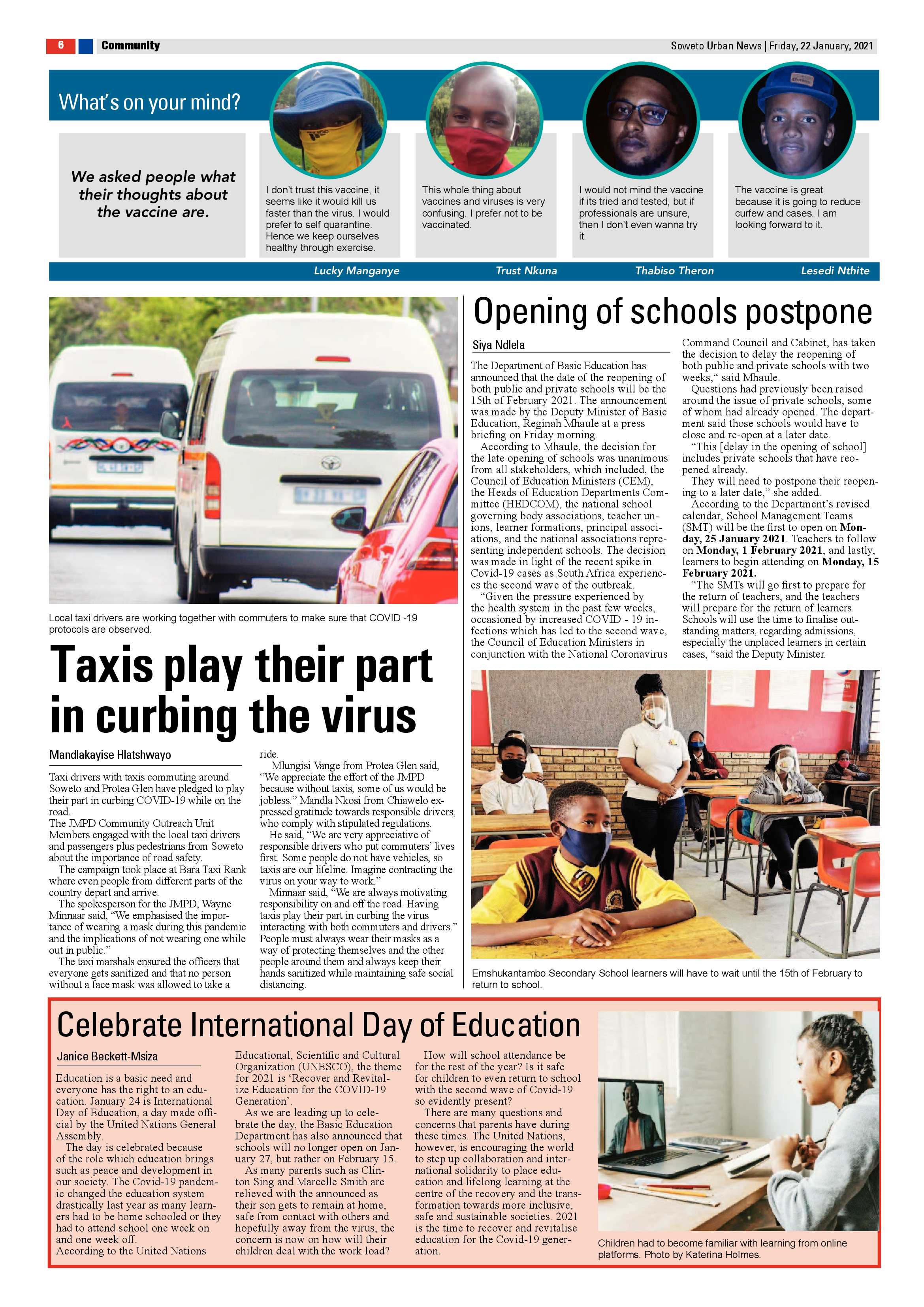 Soweto Urban January 22, 2021 page 6