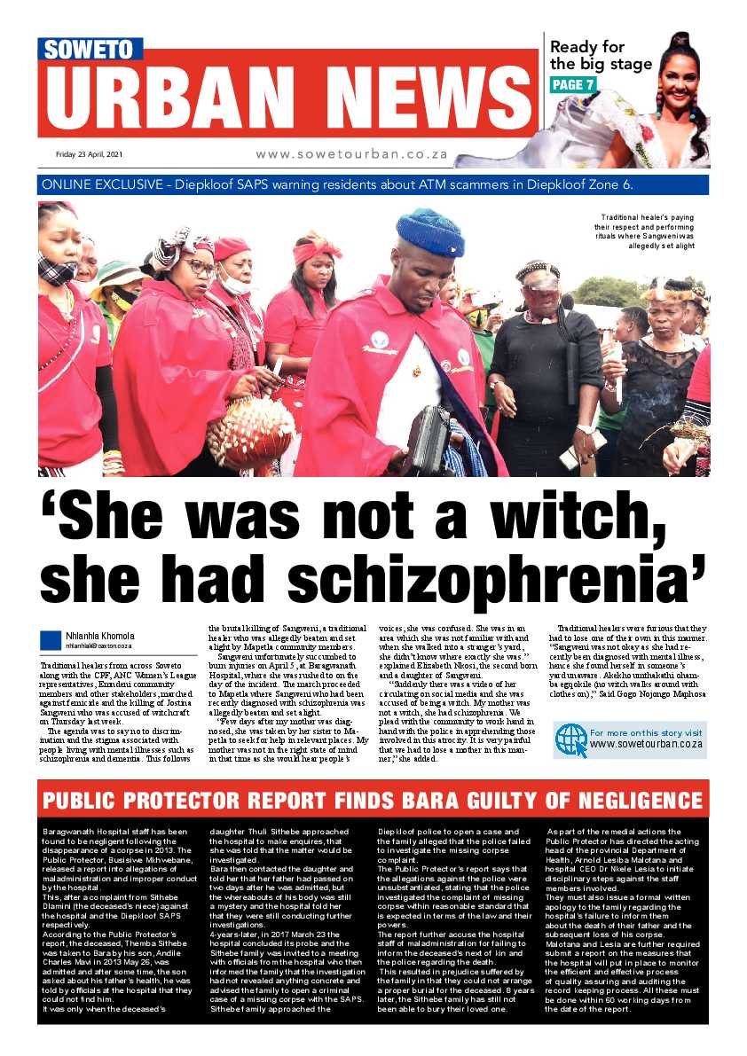Soweto Urban April 23 2021 page 1