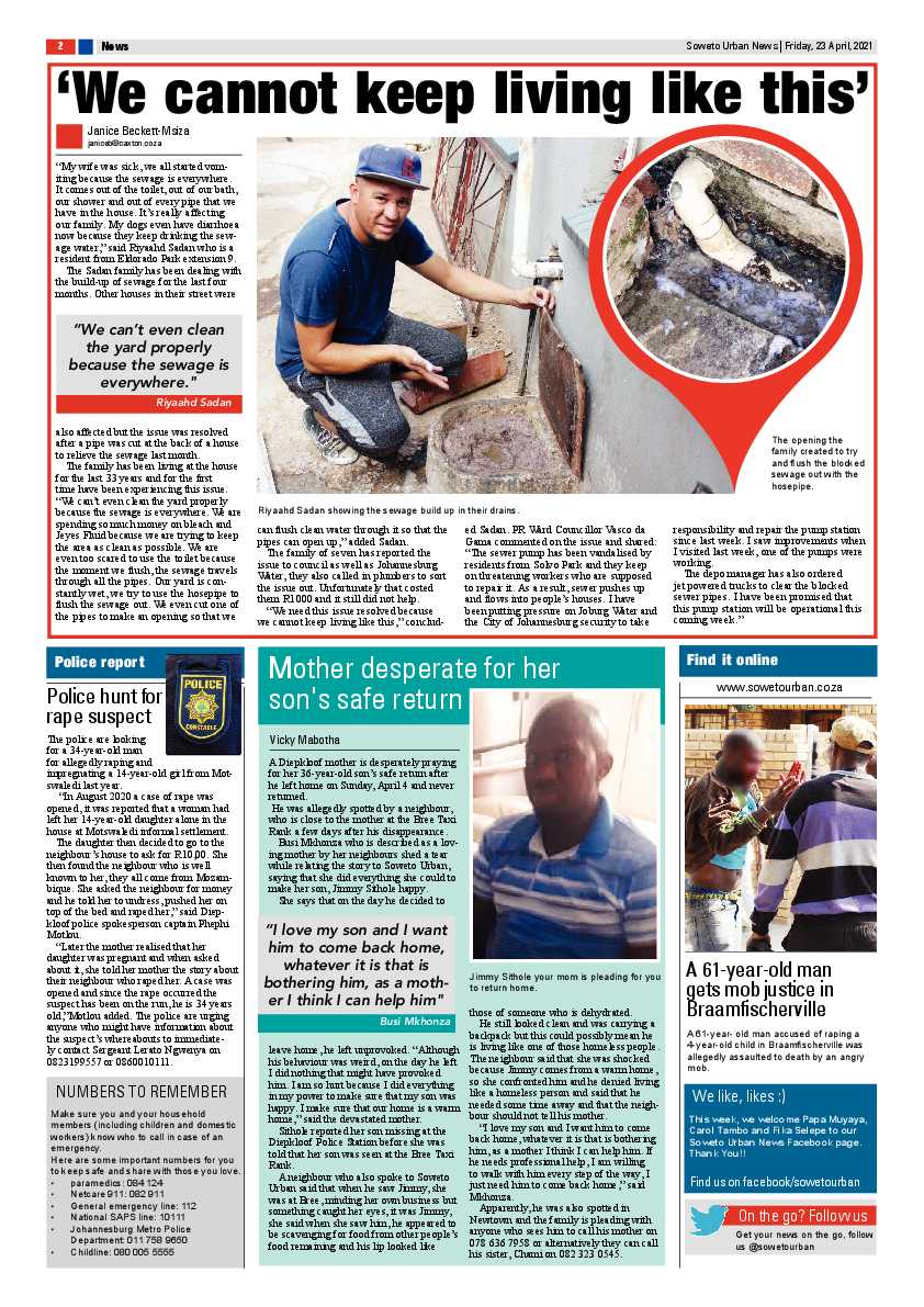 Soweto Urban April 23 2021 page 2