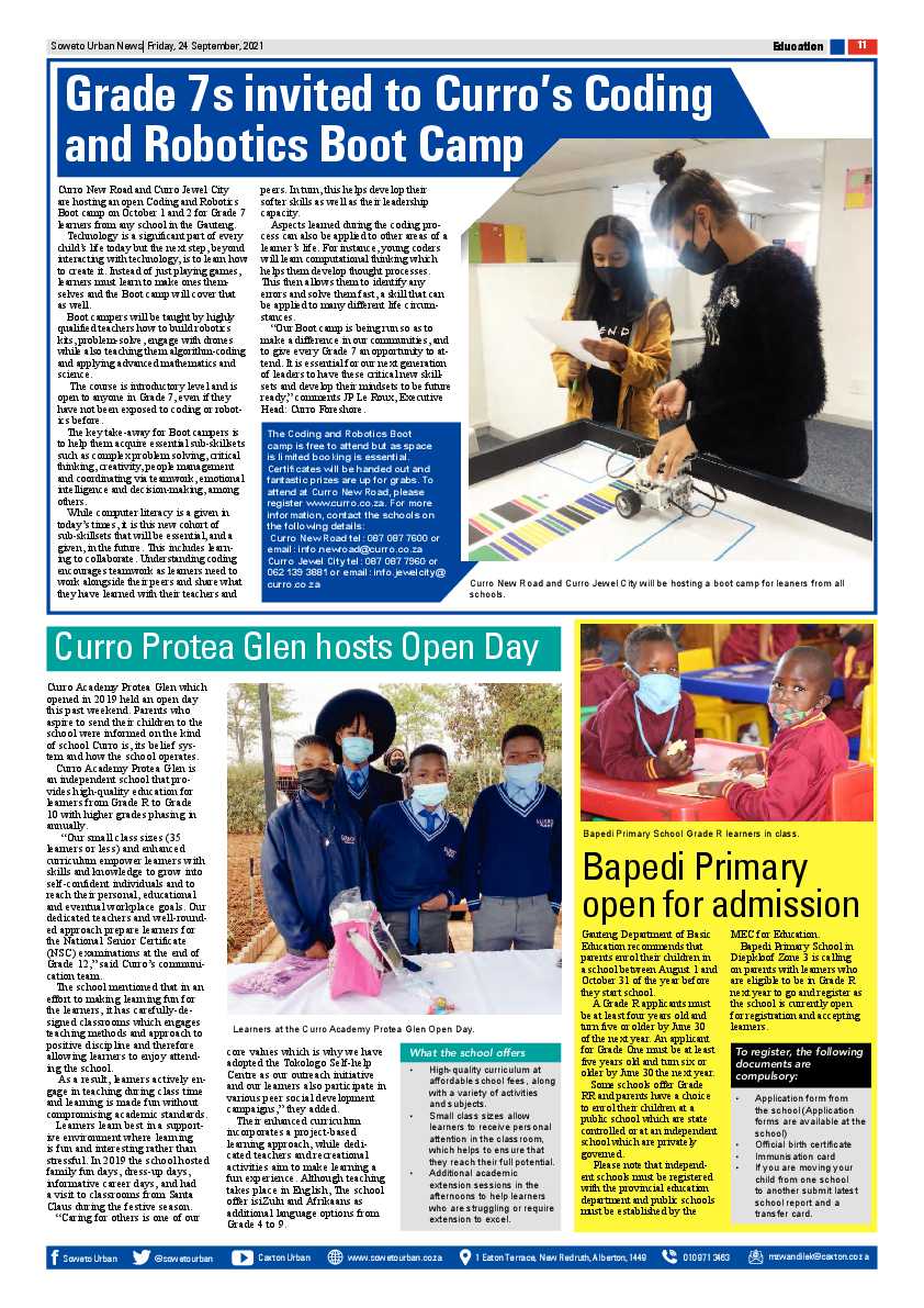 Soweto Urban September, 24 2021 page 11
