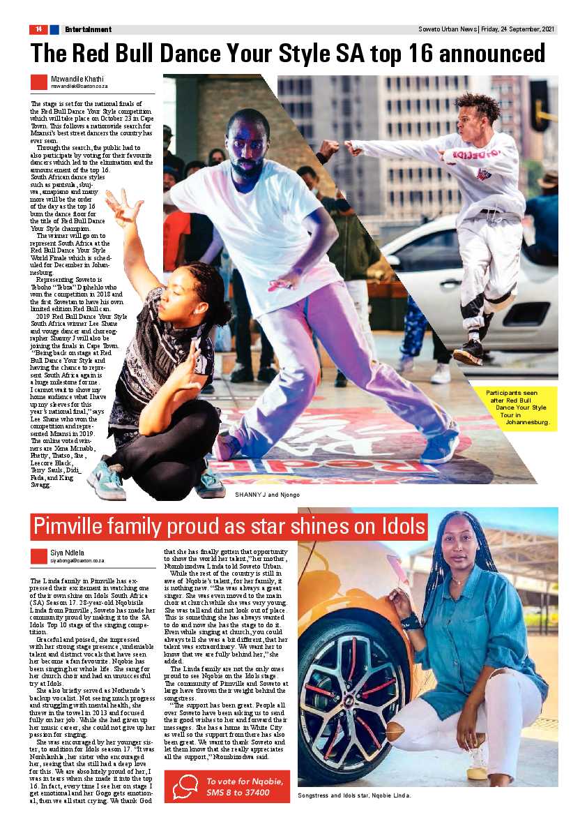 Soweto Urban September, 24 2021 page 14