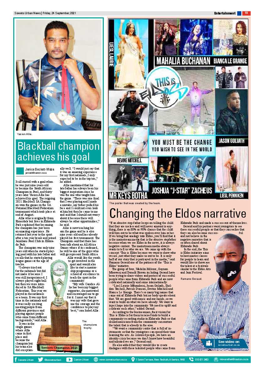 Soweto Urban September, 24 2021 page 15