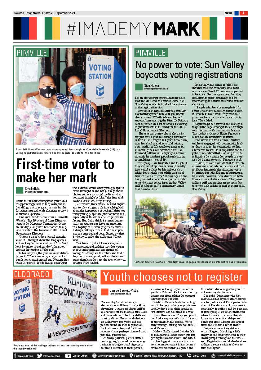 Soweto Urban September, 24 2021 page 3