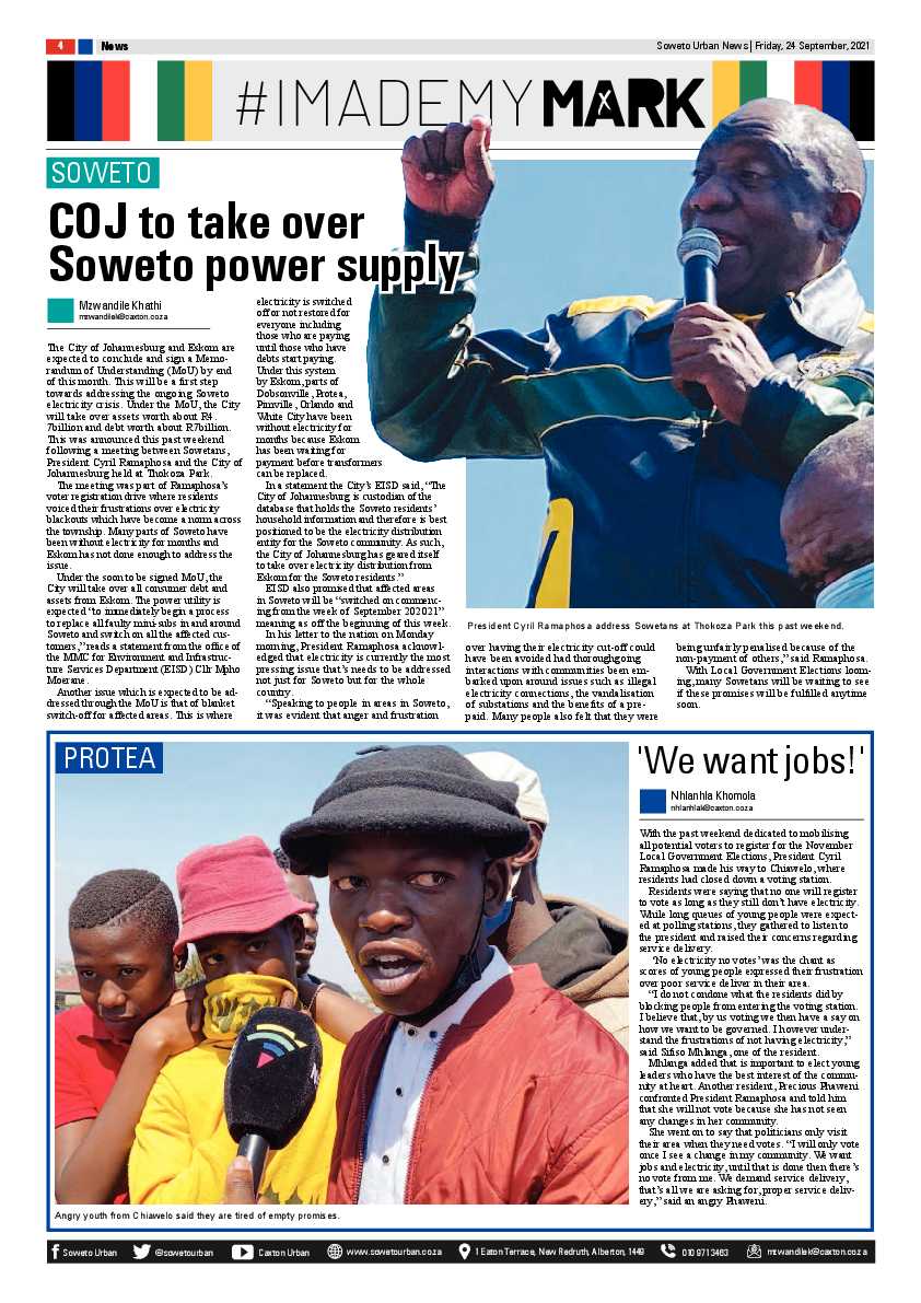 Soweto Urban September, 24 2021 page 4