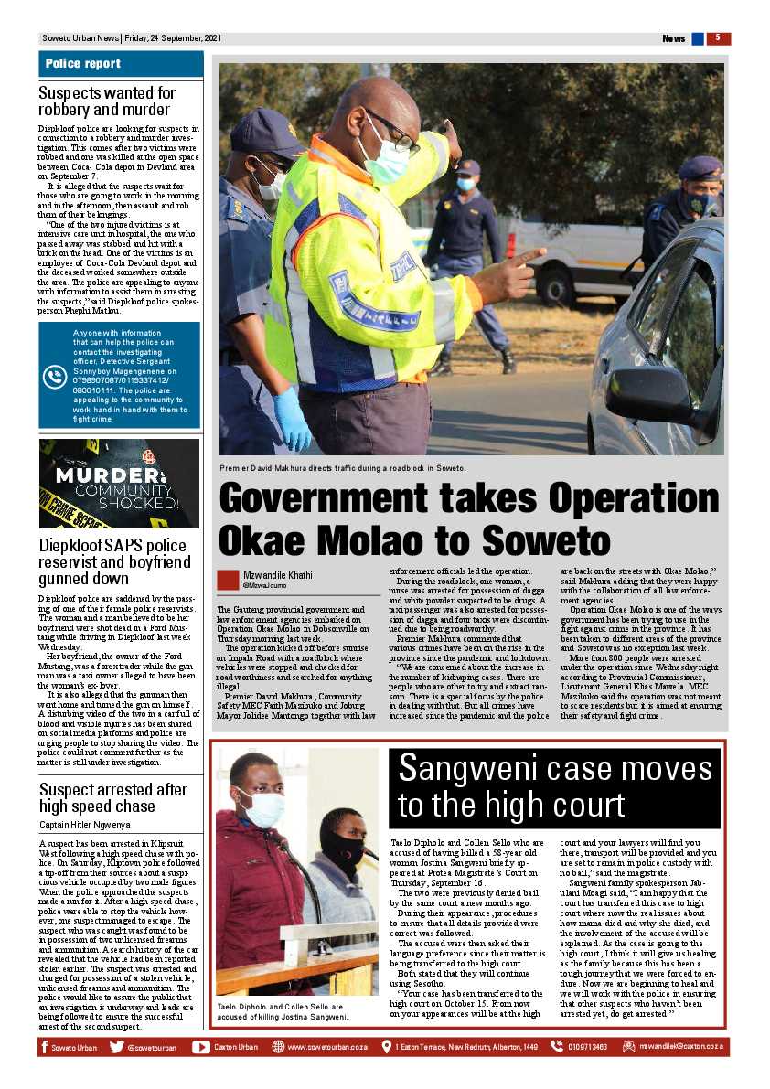 Soweto Urban September, 24 2021 page 5