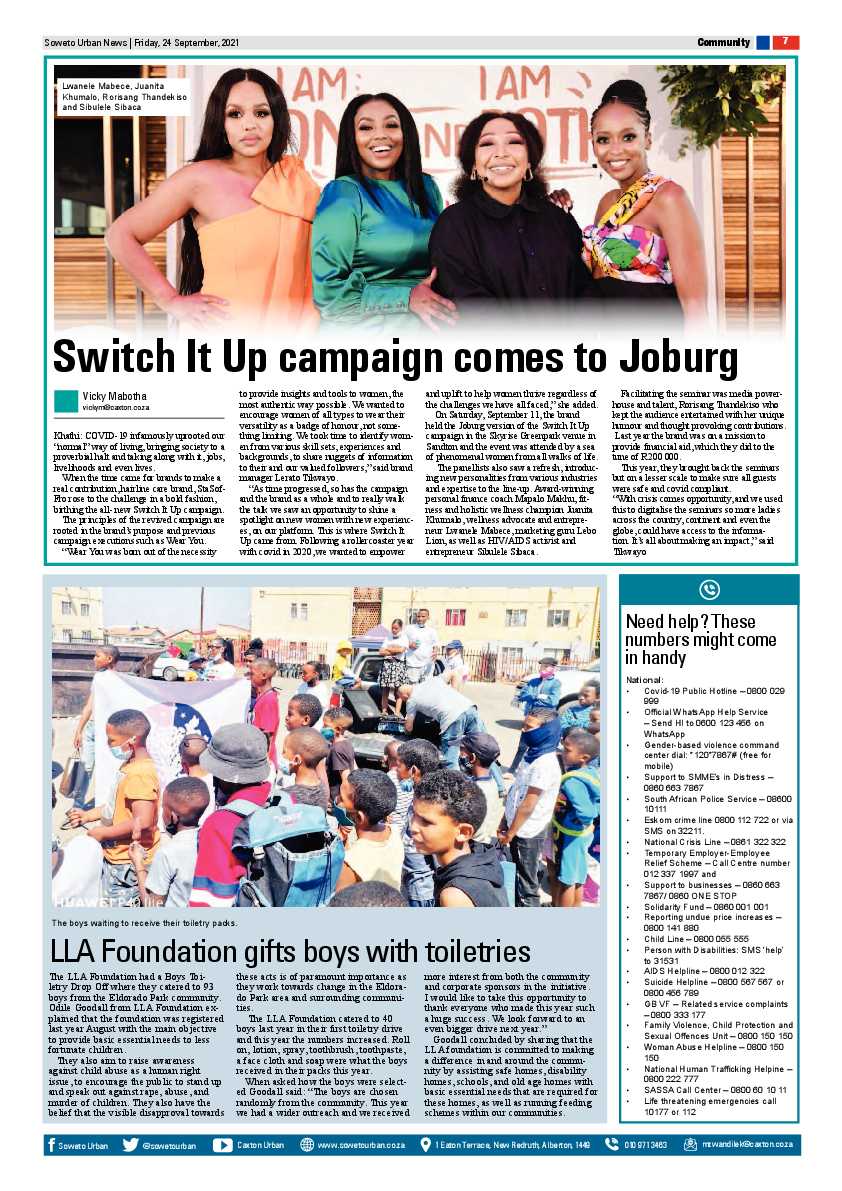 Soweto Urban September, 24 2021 page 7