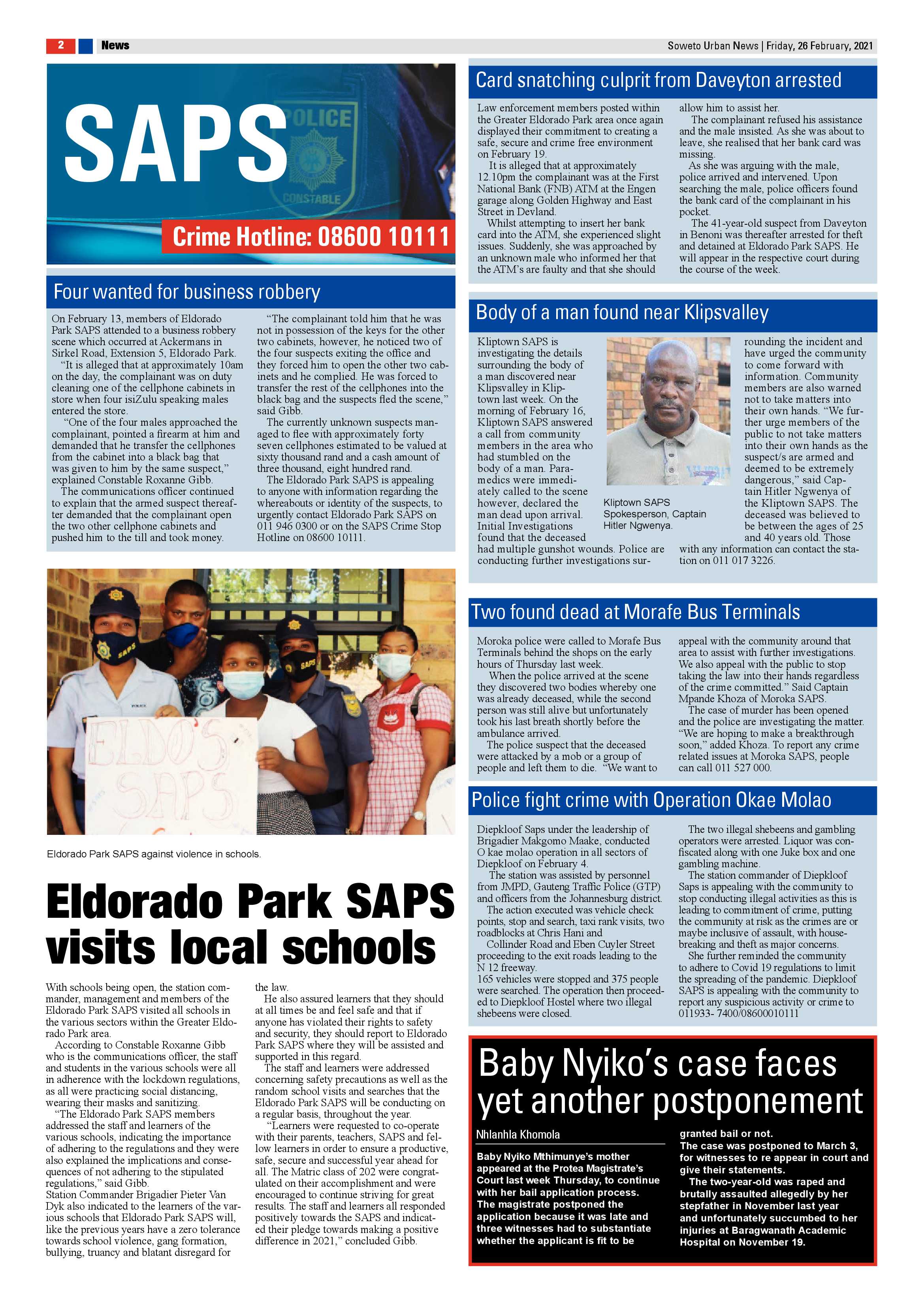 Soweto Urban February 26, 2021 page 2
