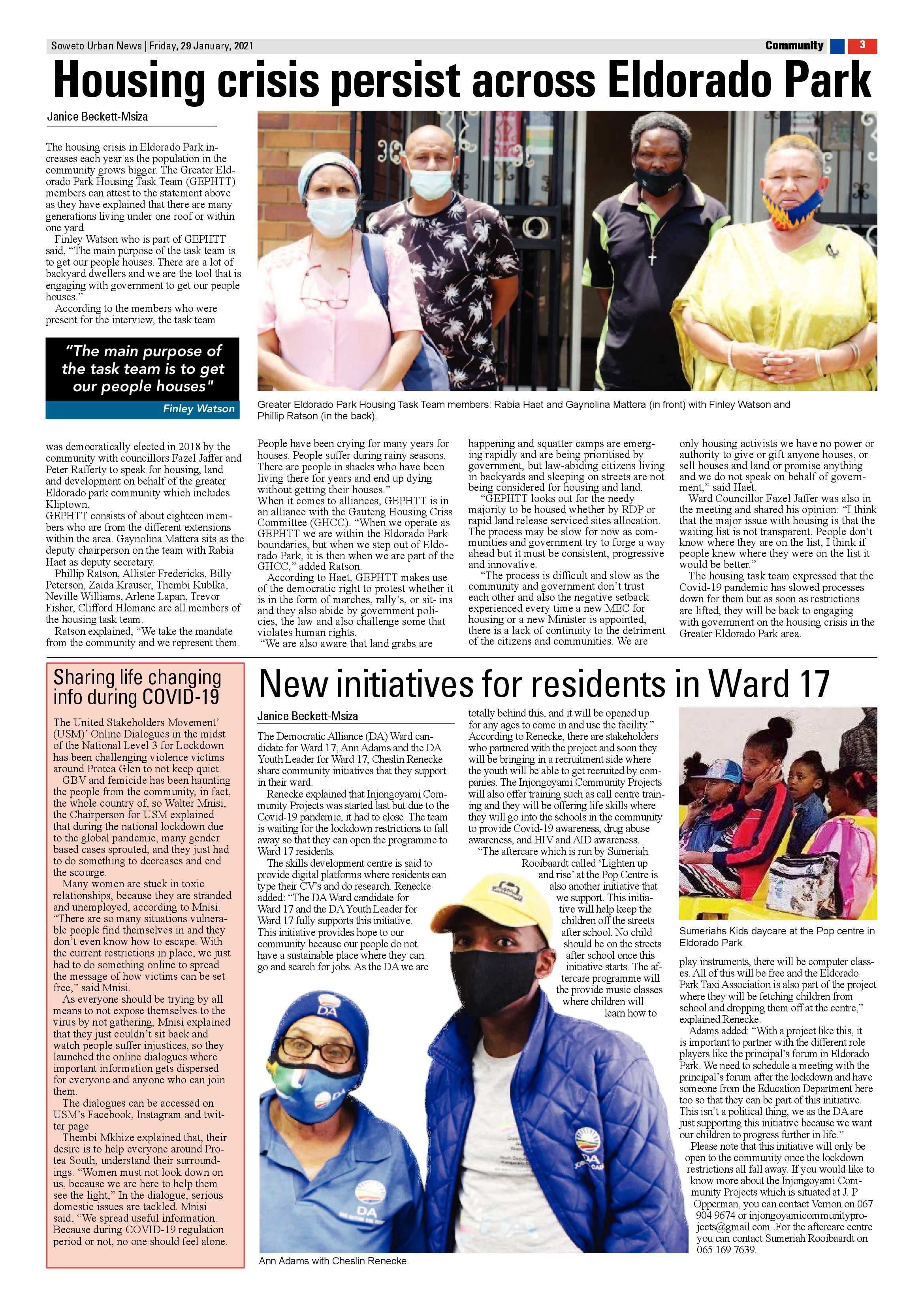 Soweto Urban January 29, 2021 page 3