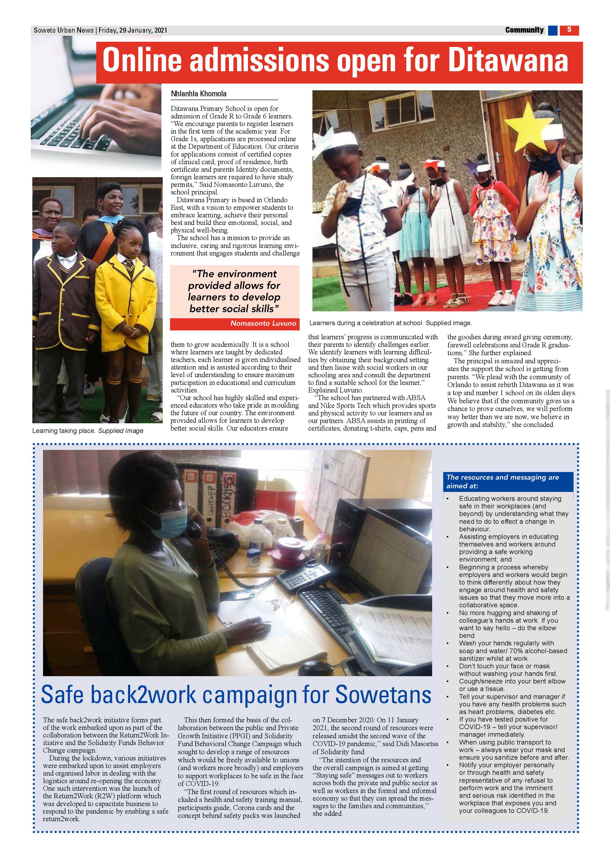 Soweto Urban January 29, 2021 page 5