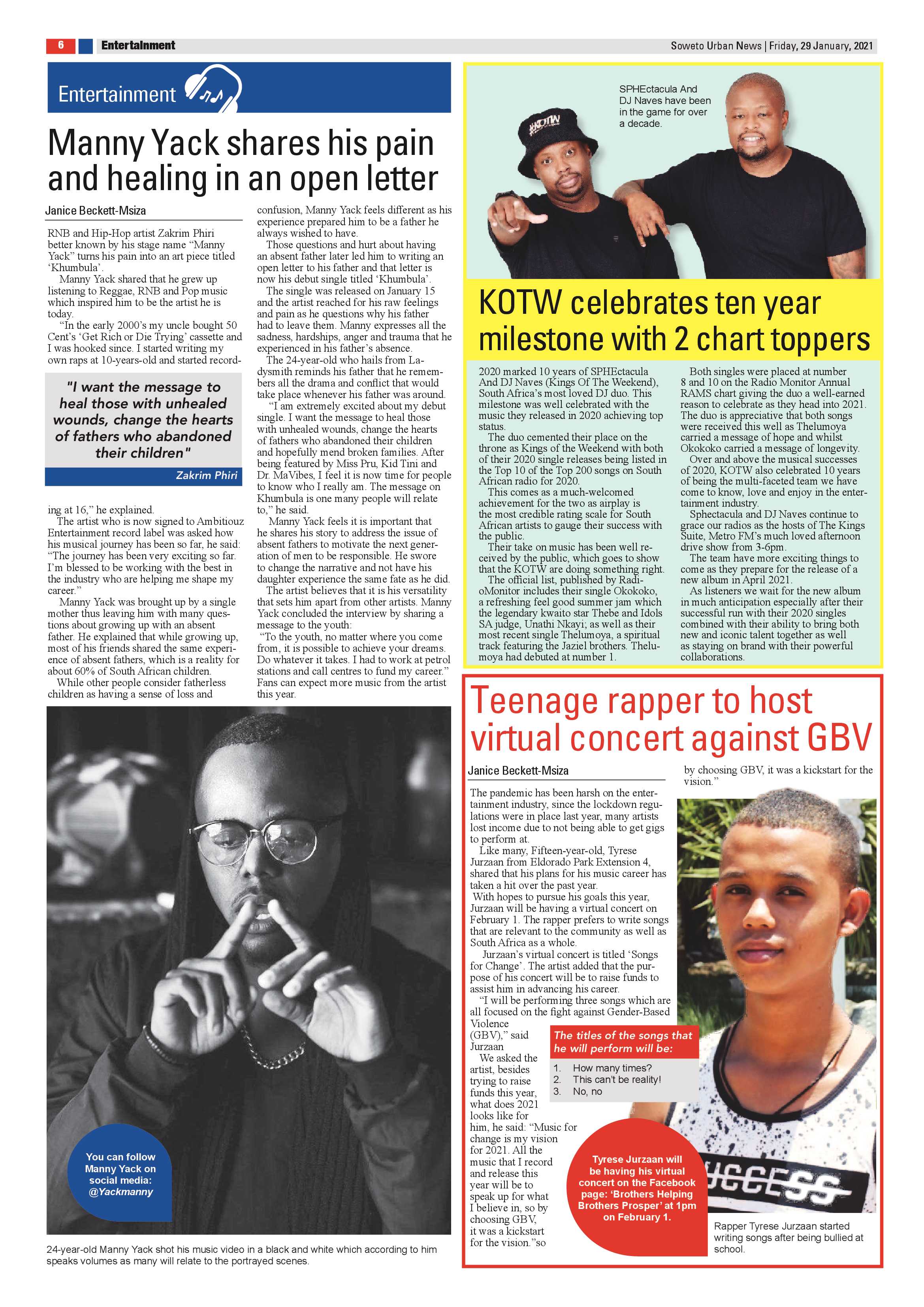 Soweto Urban January 29, 2021 page 6