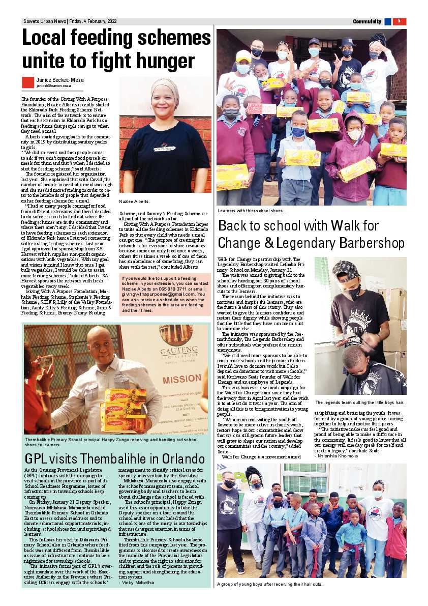 Soweto Urban, February 4, 2022 page 5