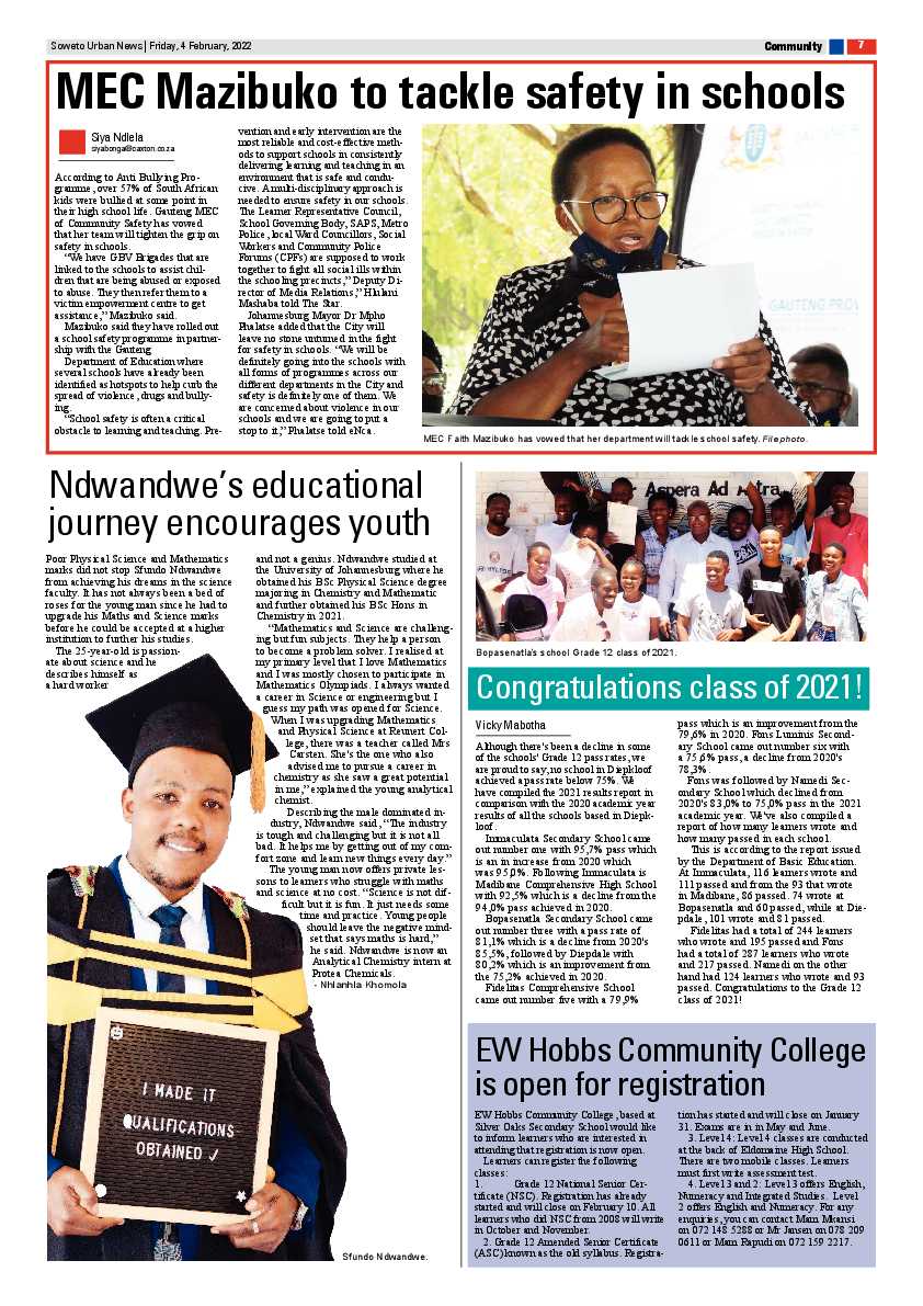 Soweto Urban, February 4, 2022 page 7