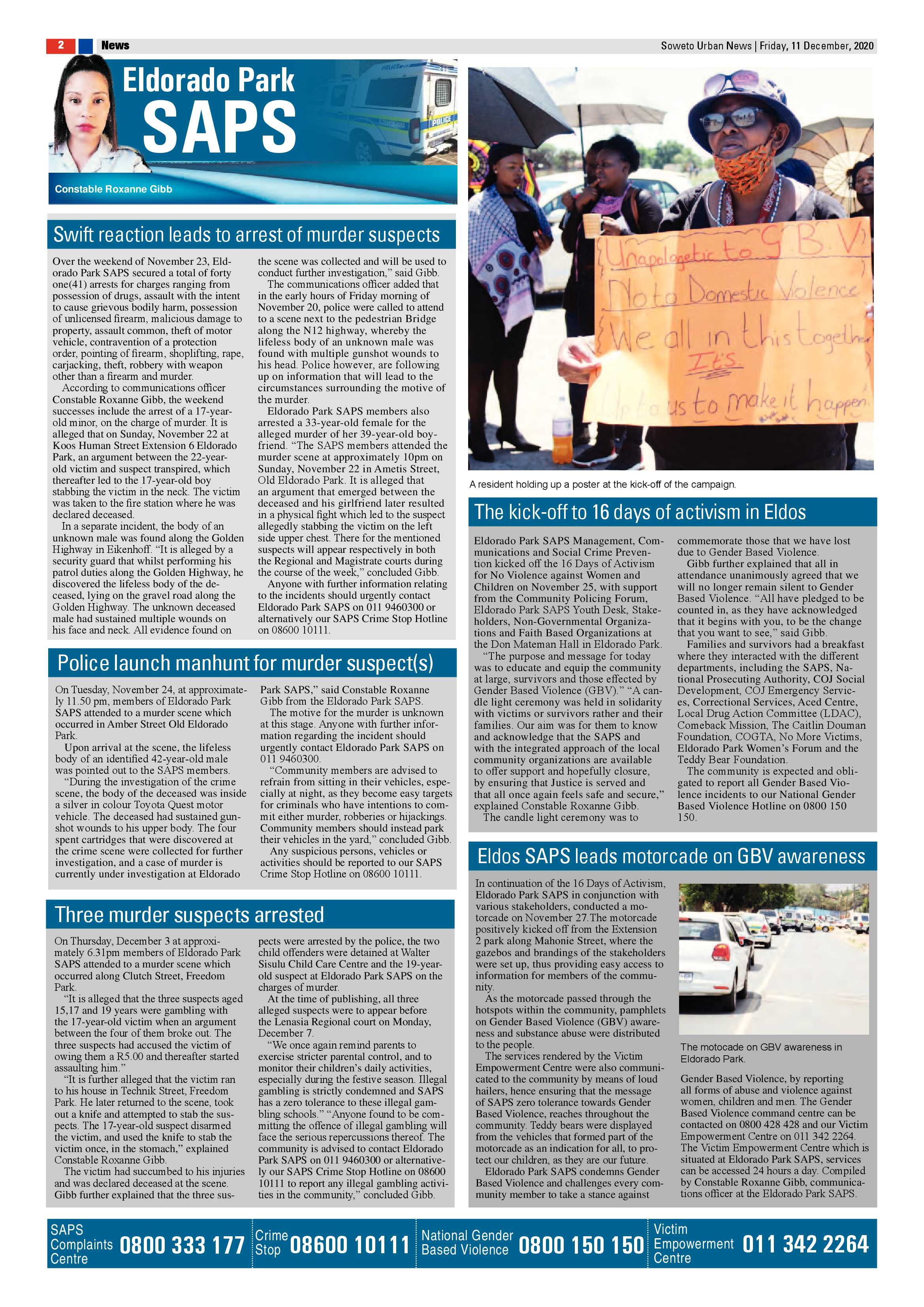 Soweto Urban December 11, 2020 page 2