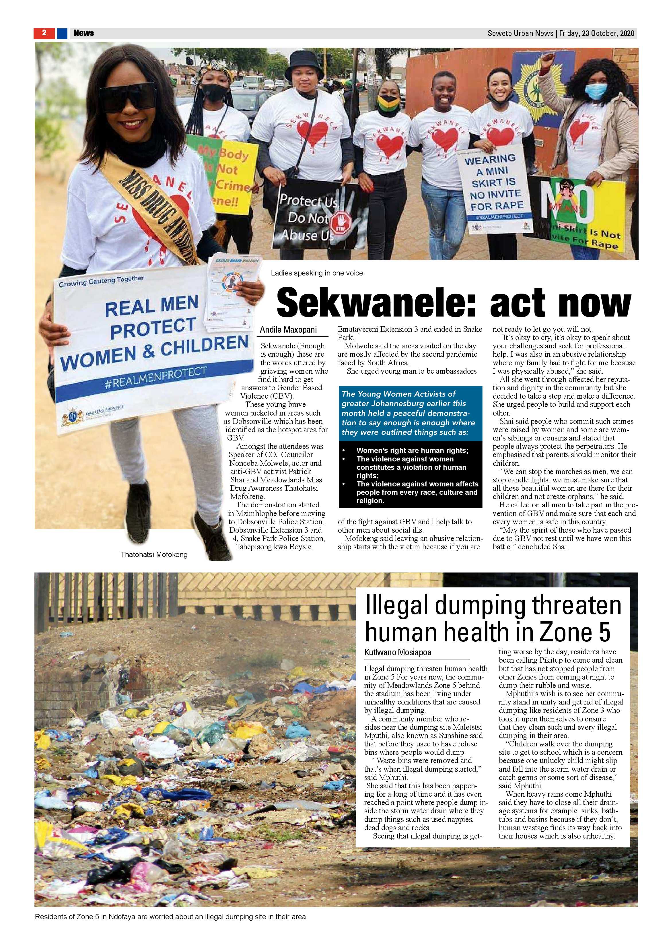 Soweto Urban October 23, 2020 page 2