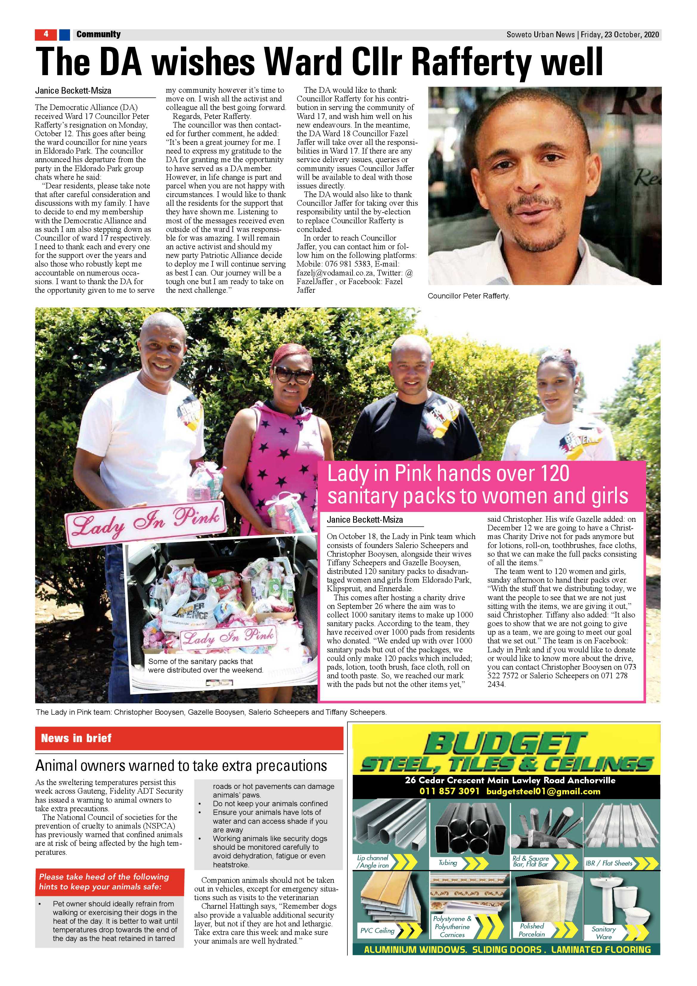 Soweto Urban October 23, 2020 page 4