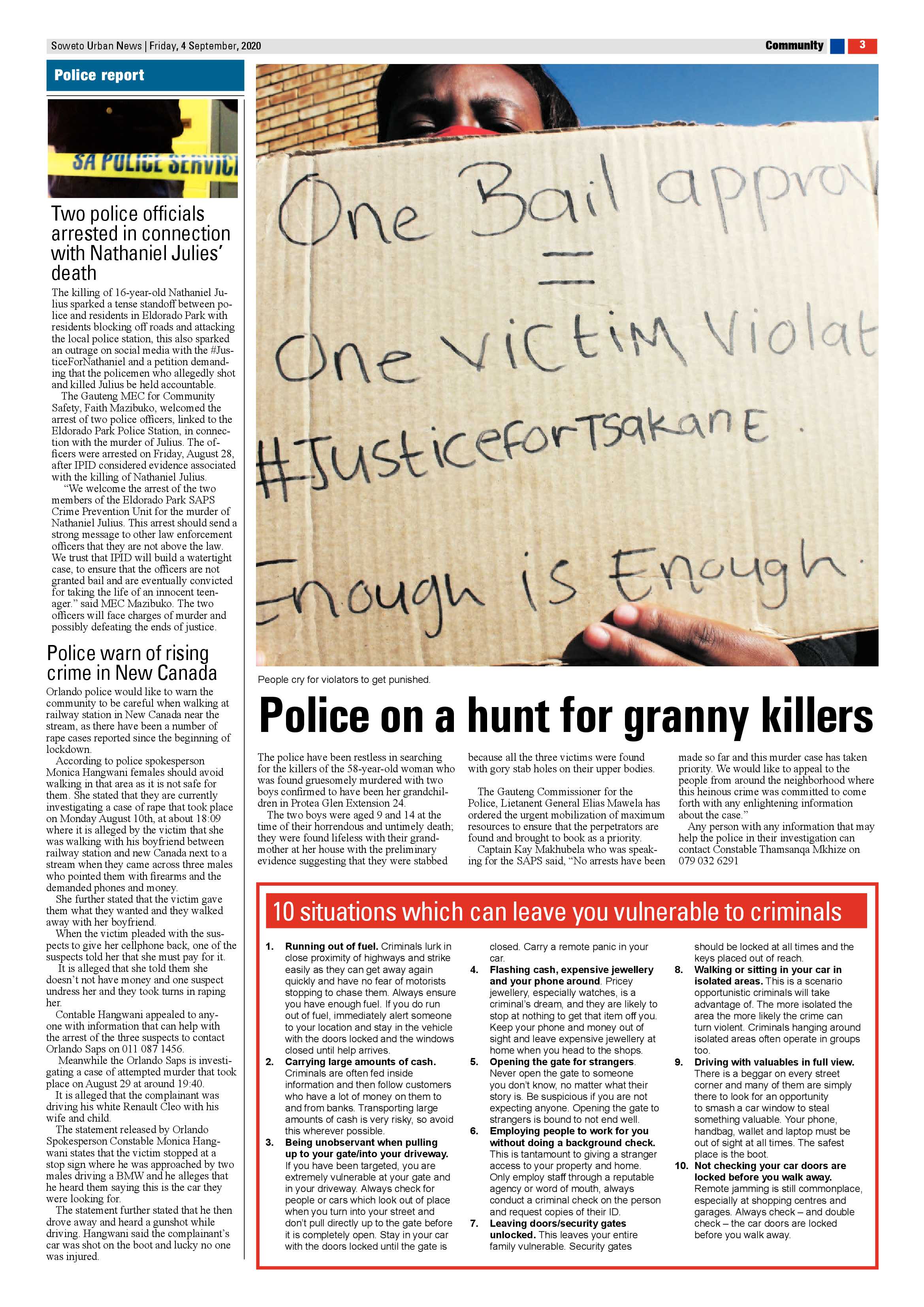 Soweto Urban September 4, 2020 page 3