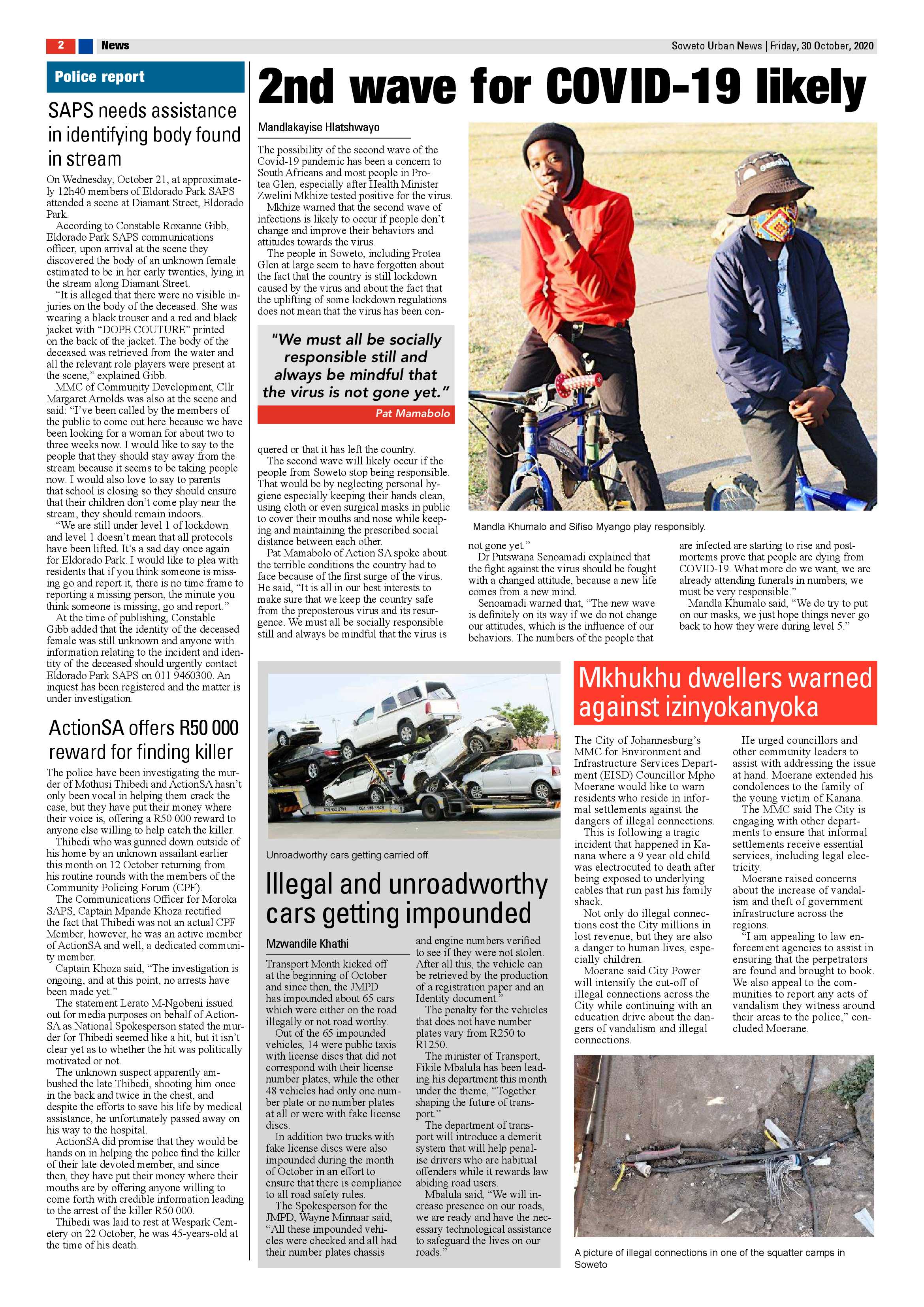 Soweto Urban October 30, 2020 page 2