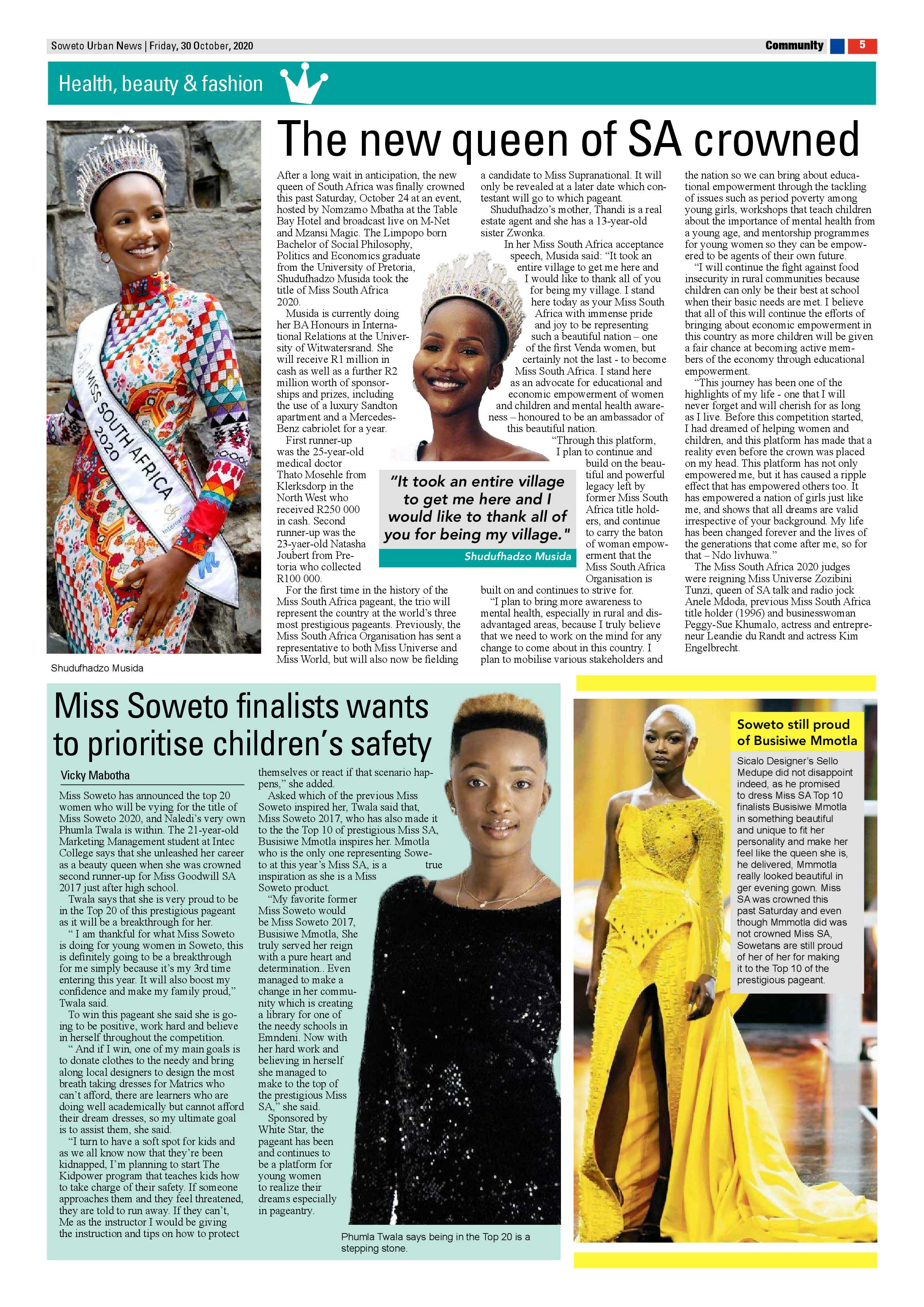 Soweto Urban October 30, 2020 page 5